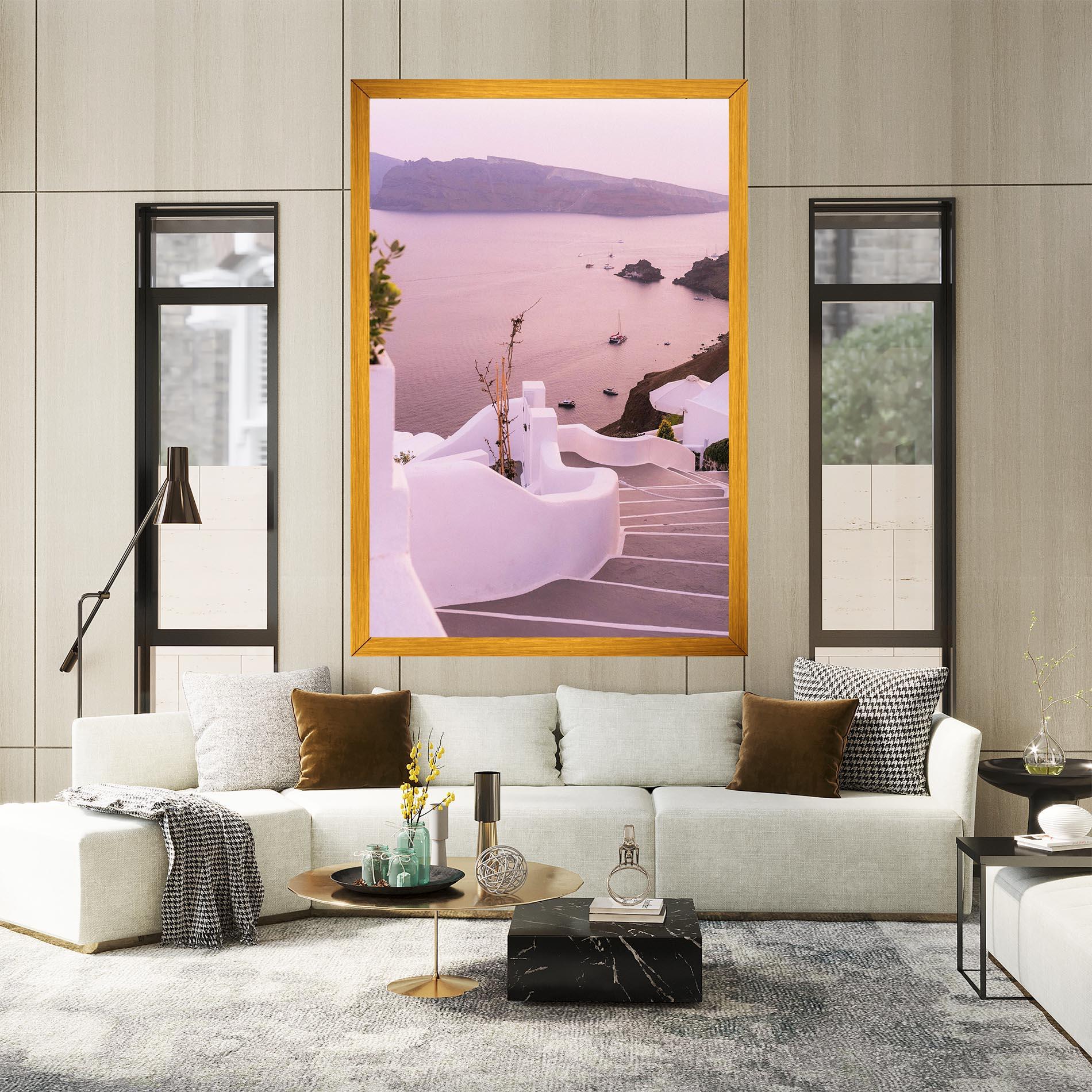 Leinwandbild Grece Strairs mockup 2