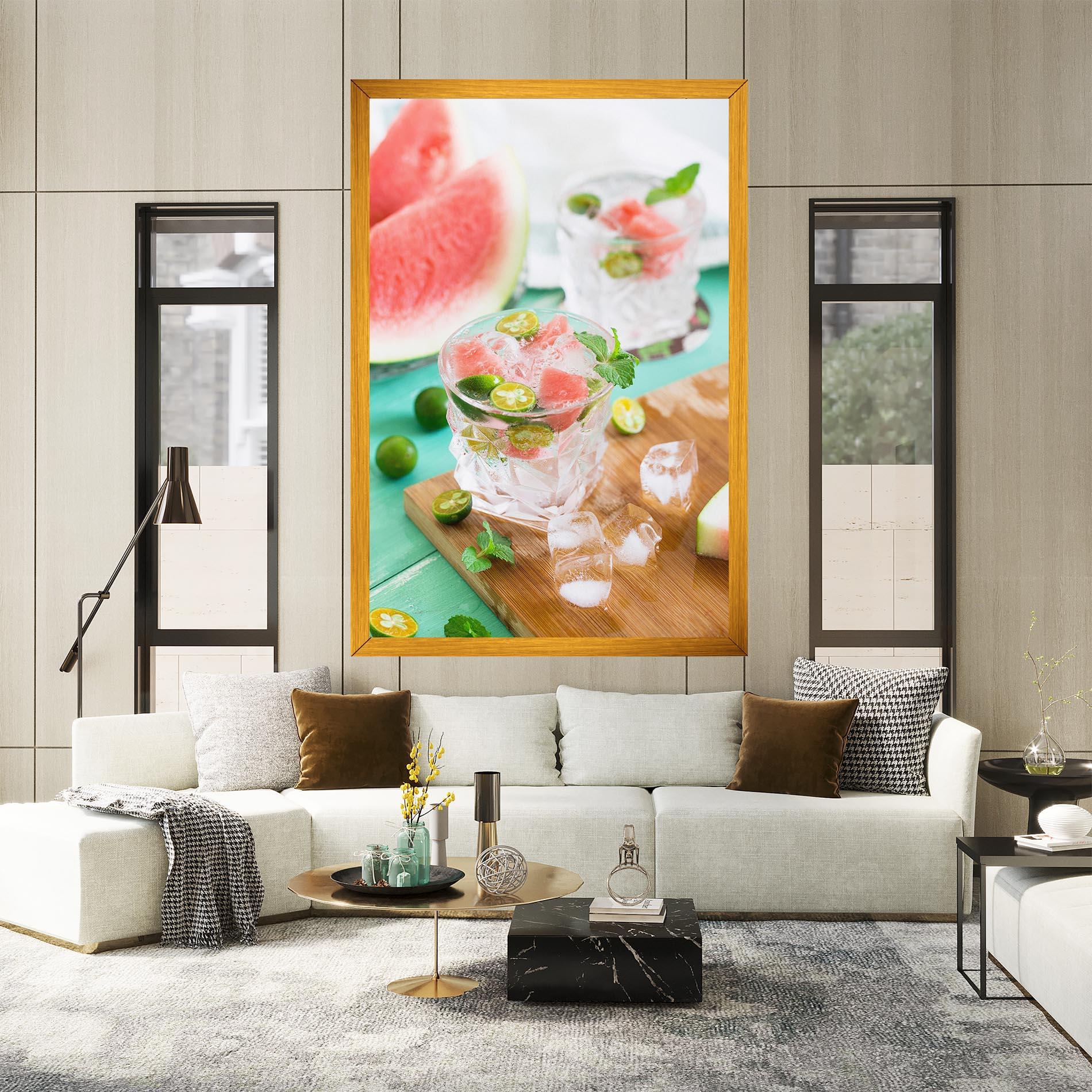 Leinwandbild Summer Drink mockup 2