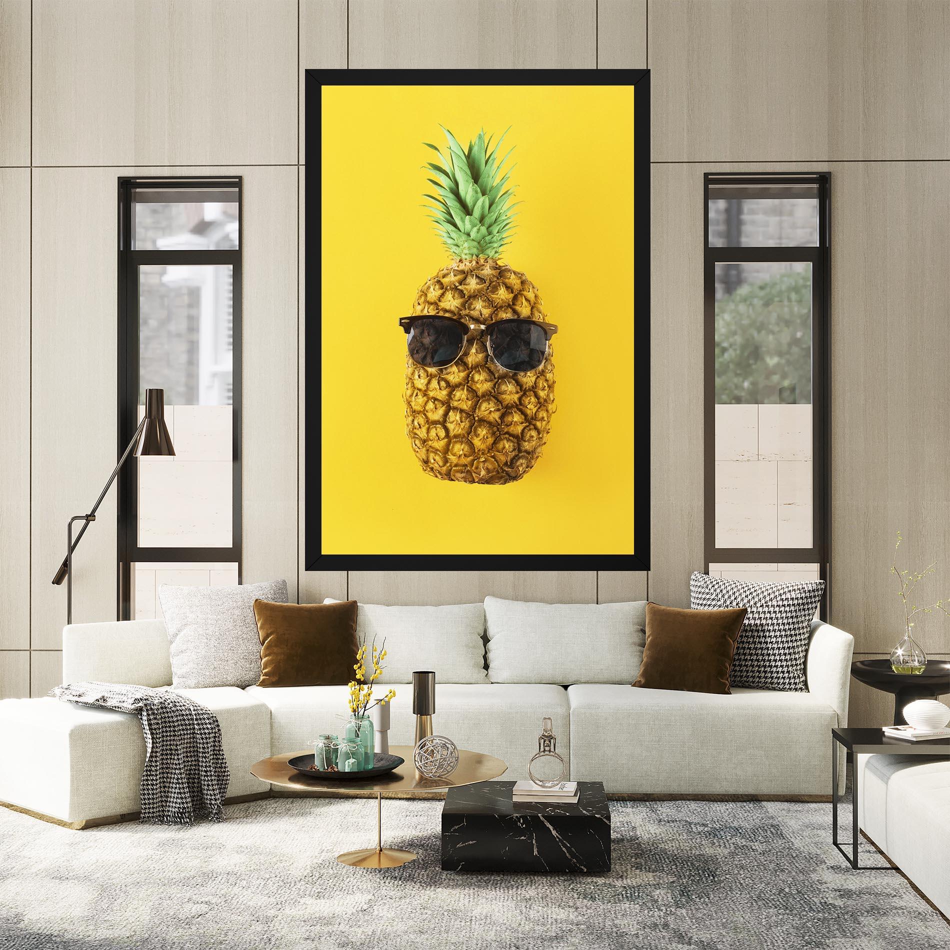 Leinwandbild Fresh Pineapple mockup 2