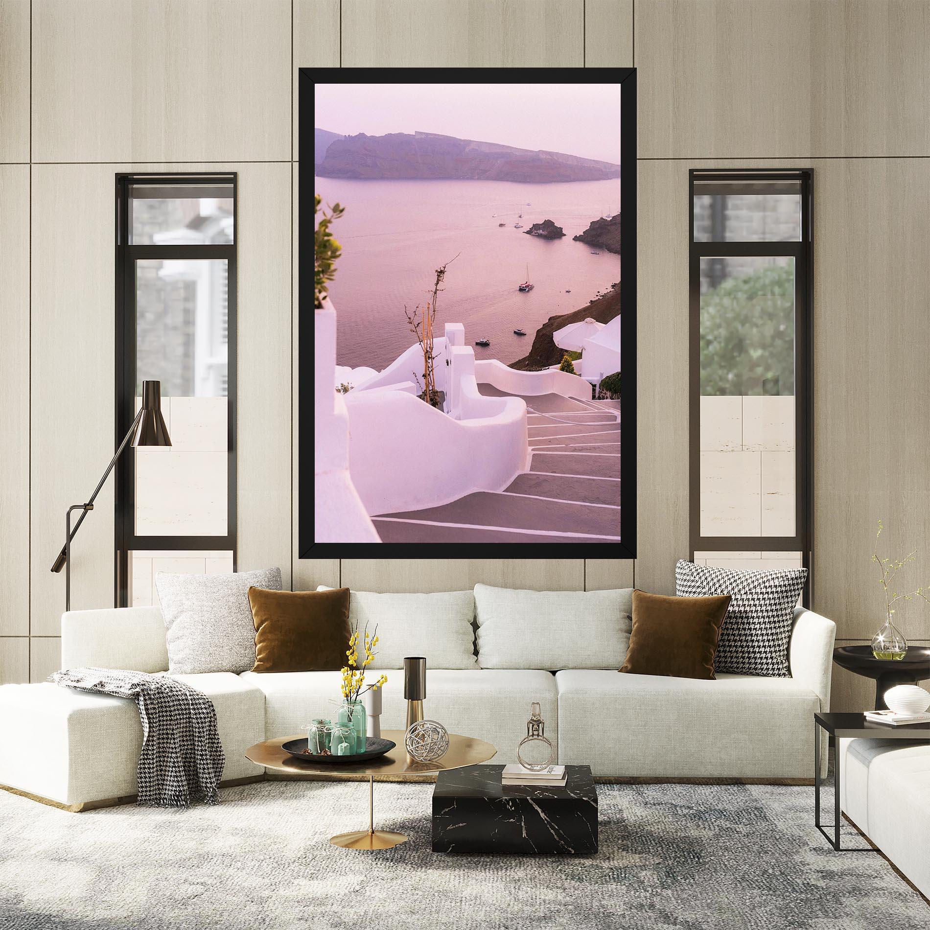 Leinwandbild Grece Strairs mockup 2