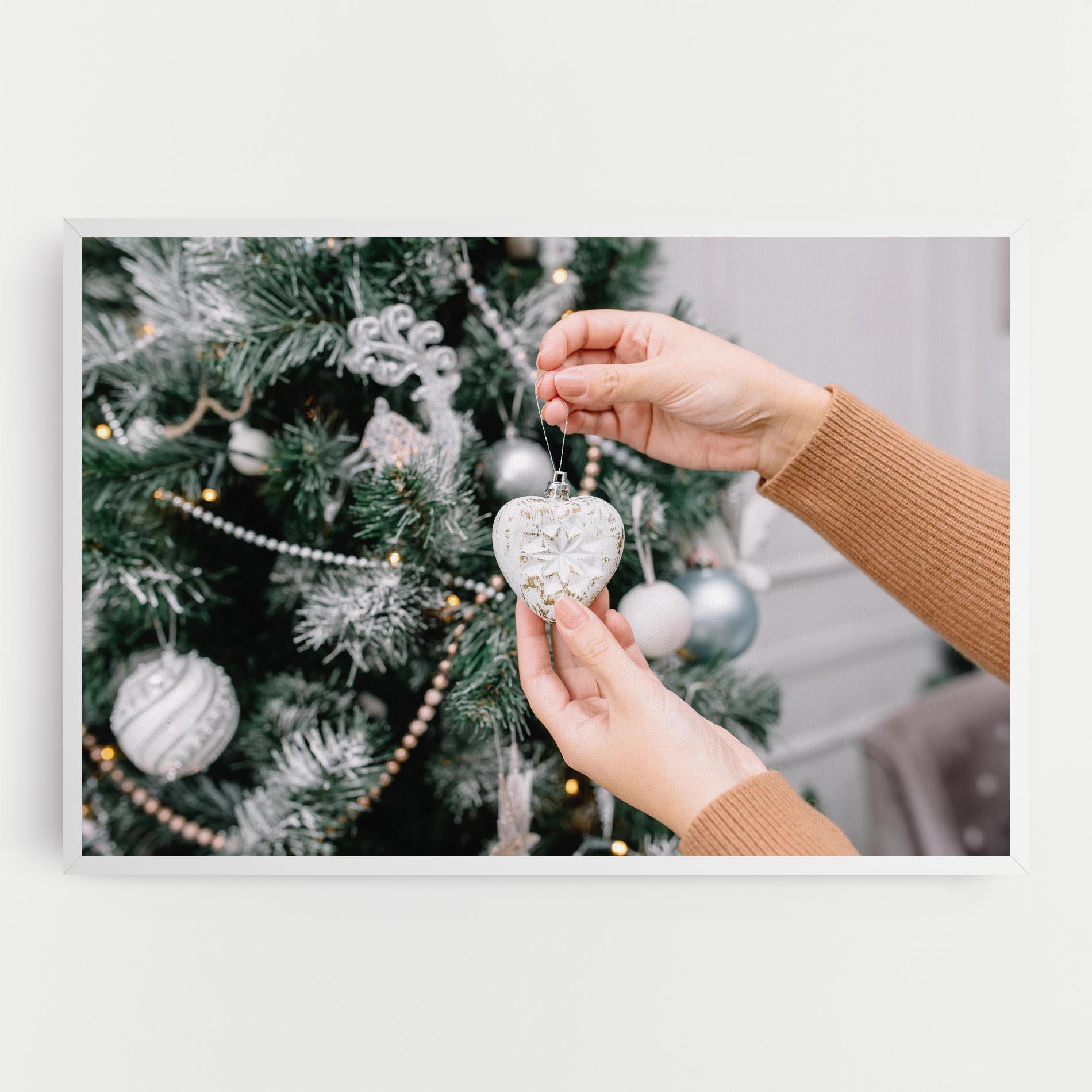 Leinwandbild Christmas Decorations mockup 0