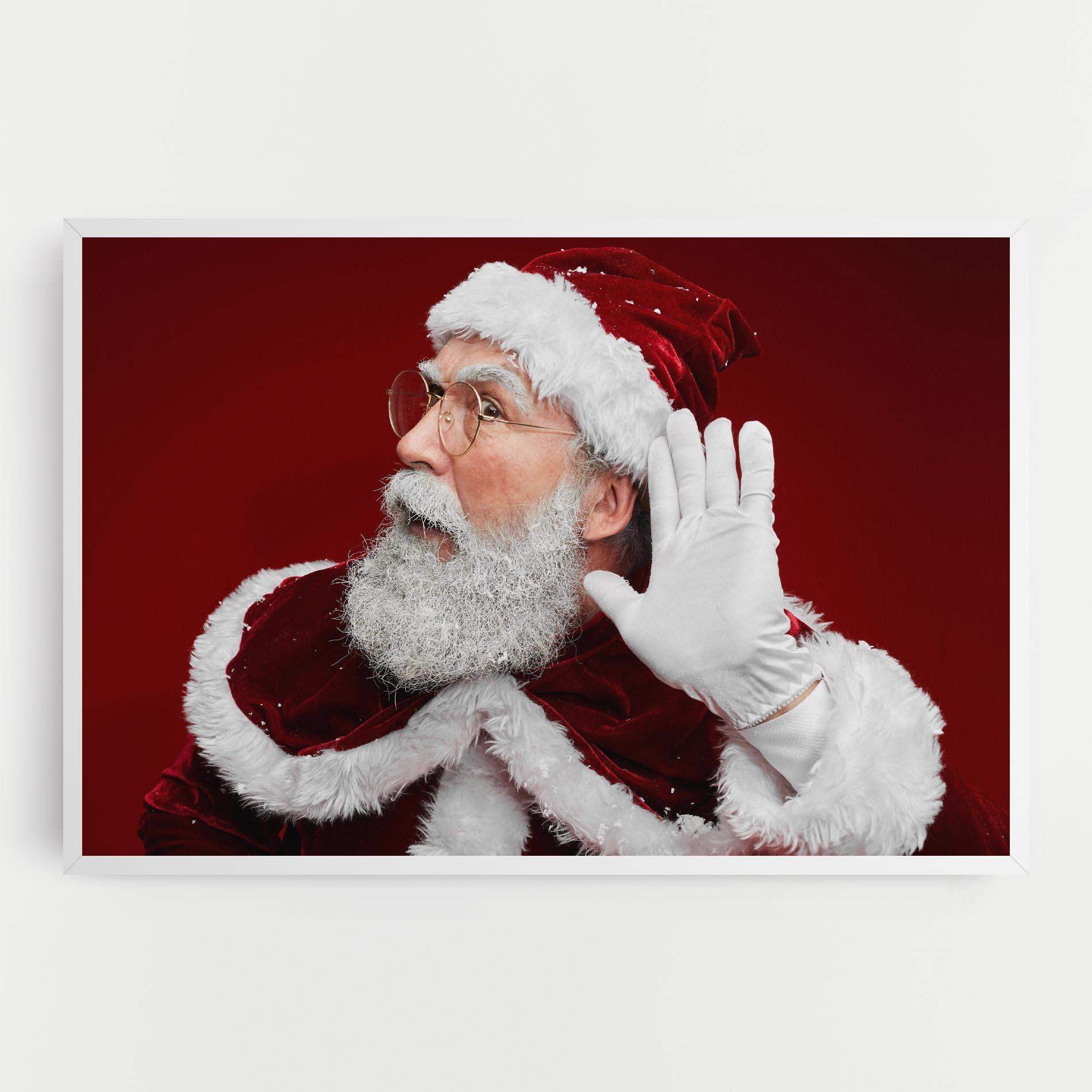 Leinwandbild Santa Cant Hear You mockup 0