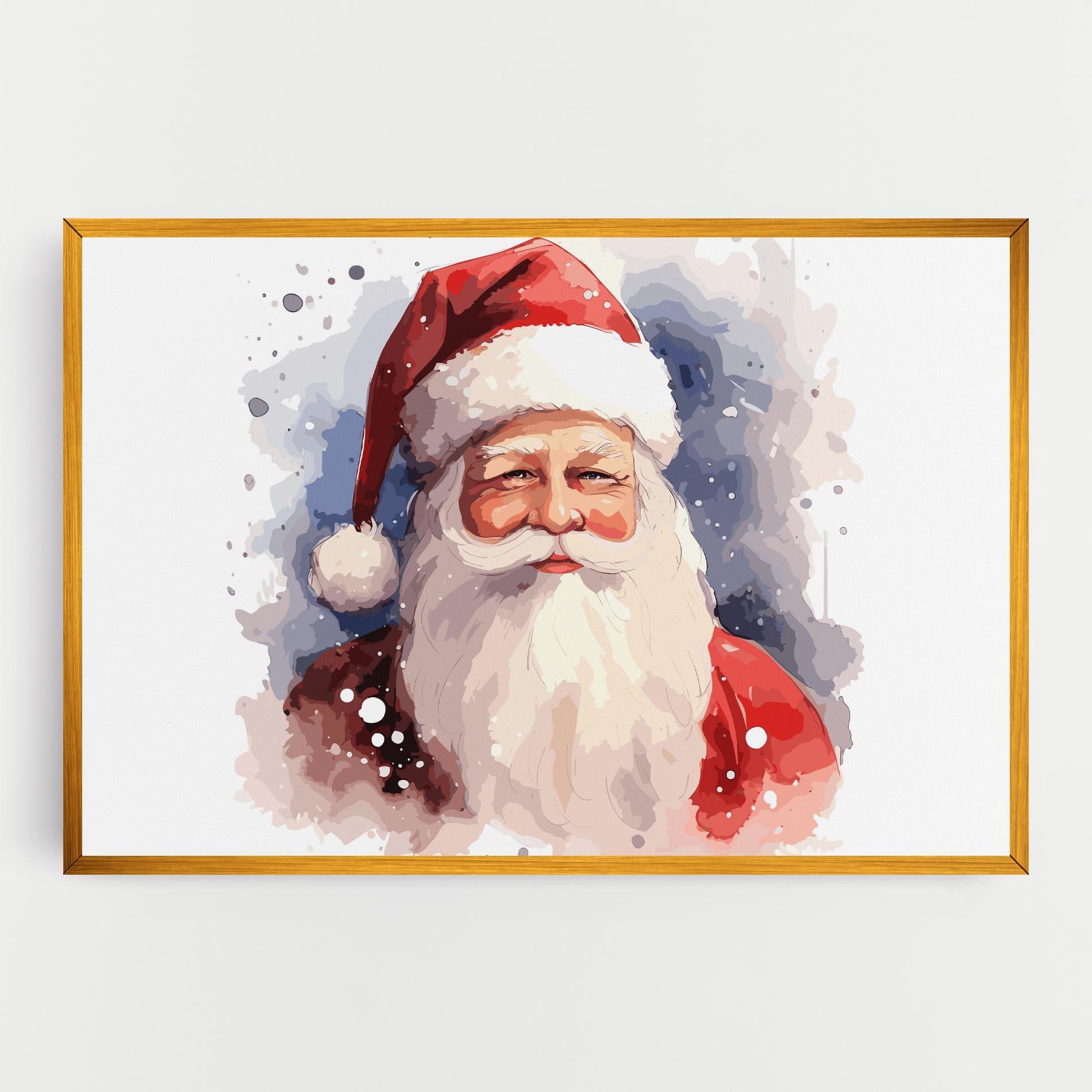 Leinwandbild Cute Santa mockup 0