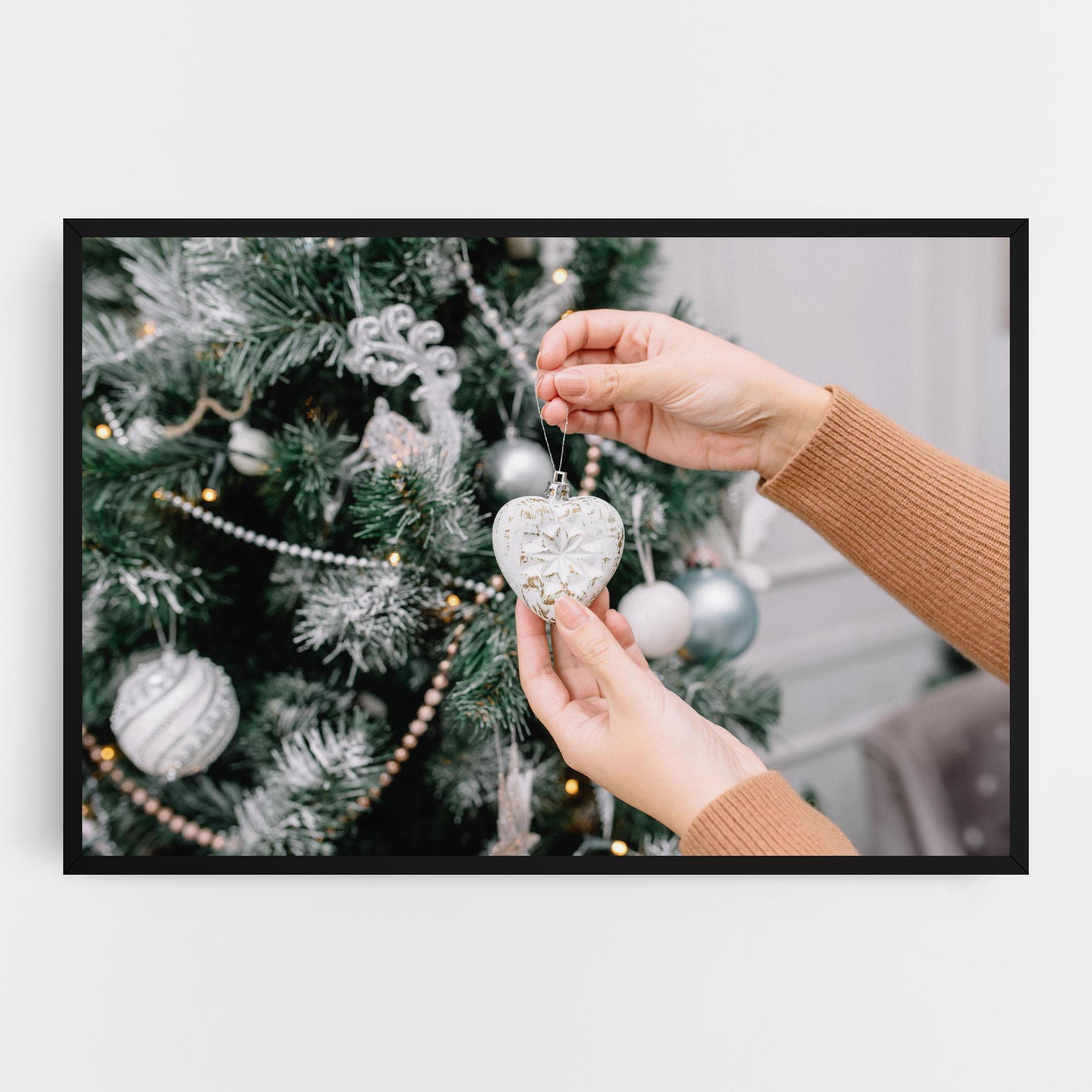 Leinwandbild Christmas Decorations mockup 0