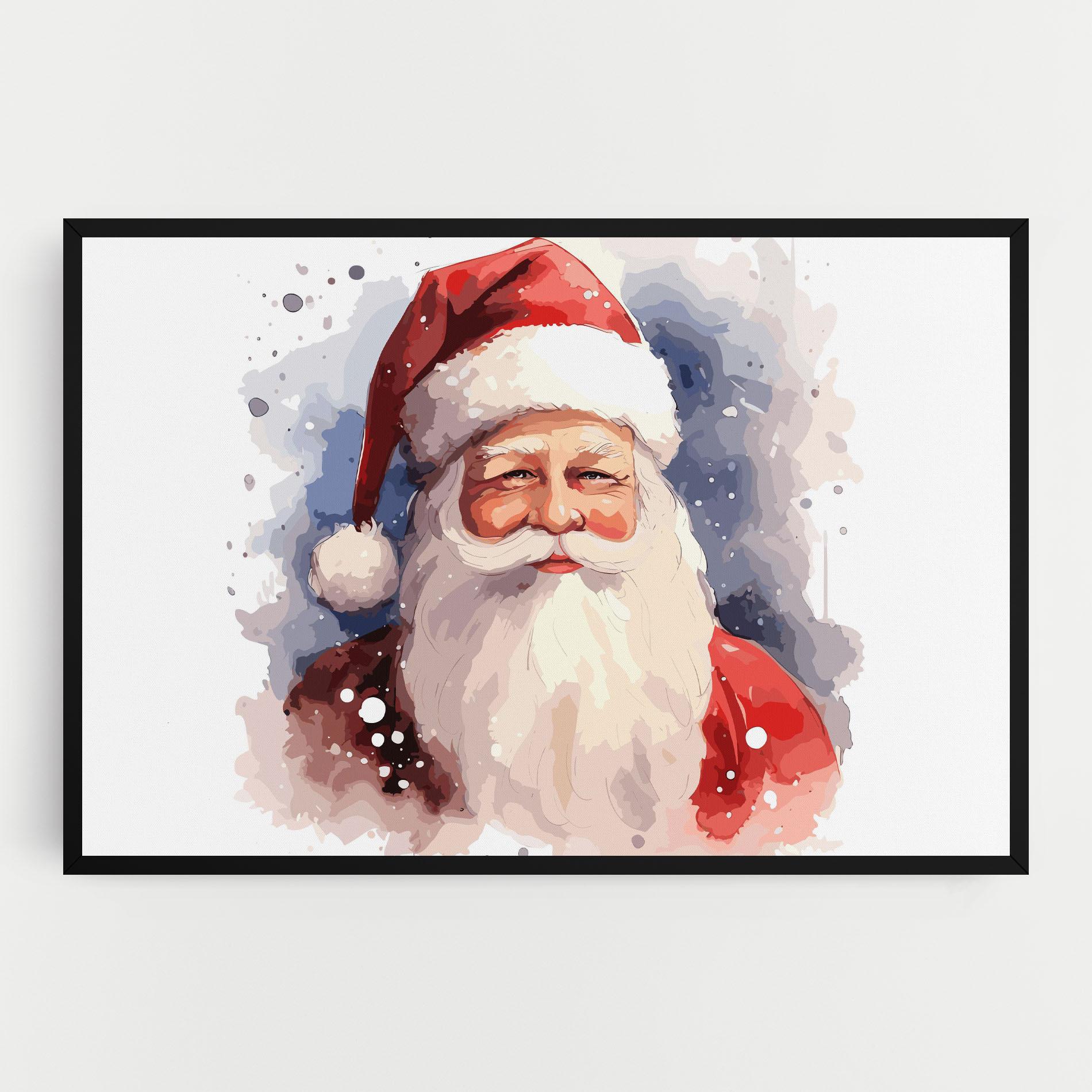 Leinwandbild Cute Santa mockup 0