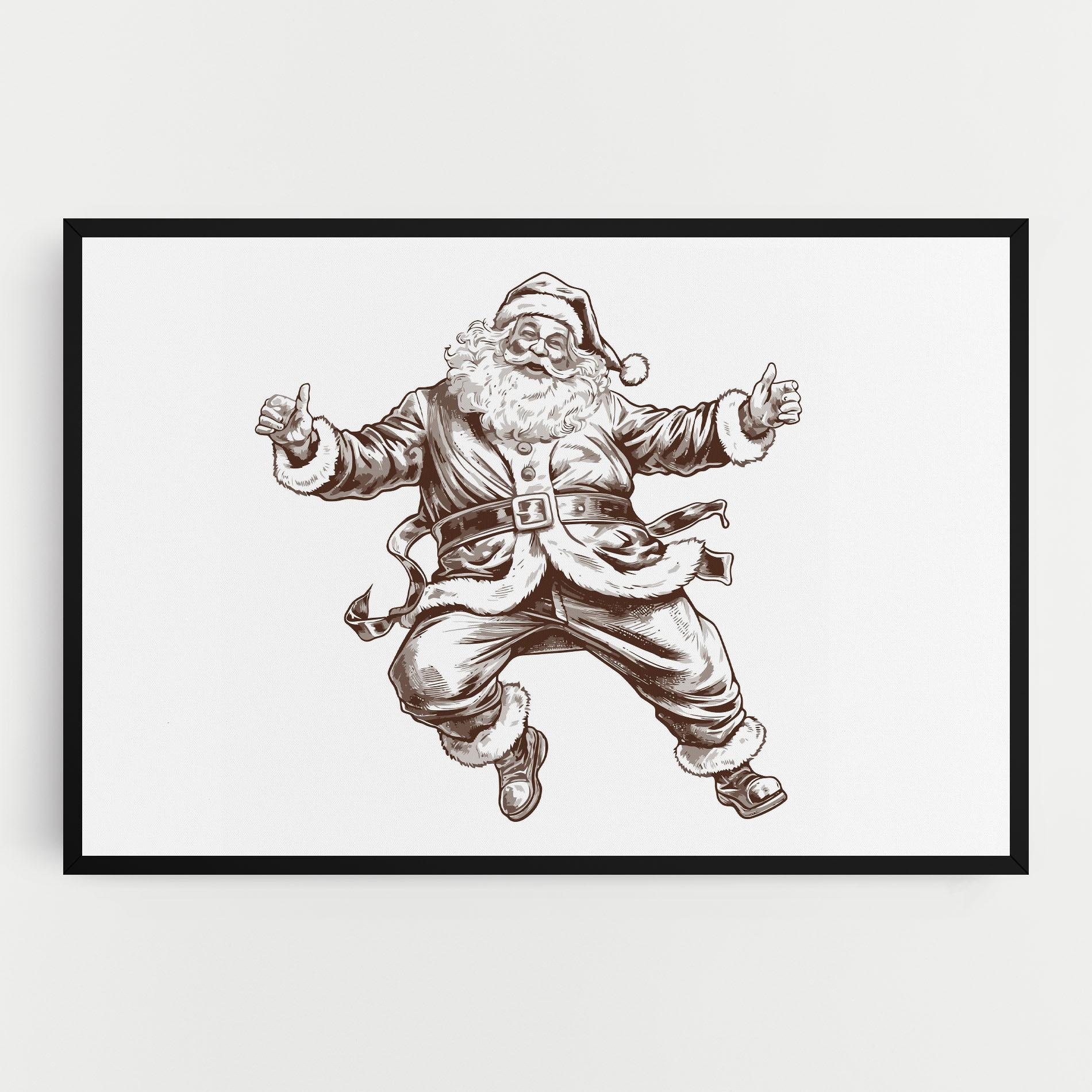 Leinwandbild Santa Ok mockup 0