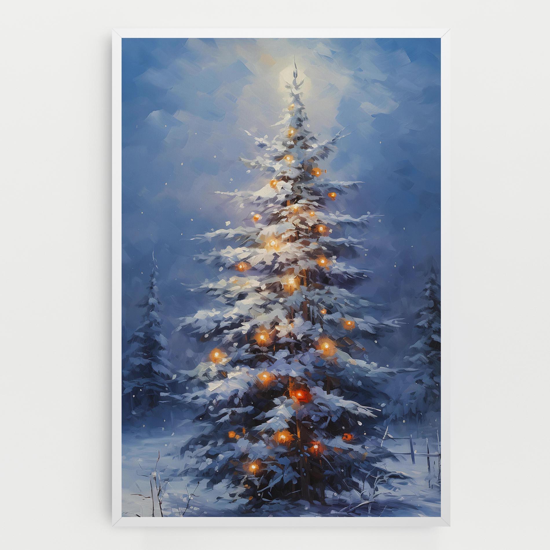 Leinwandbild Tall Slender Tree mockup 0