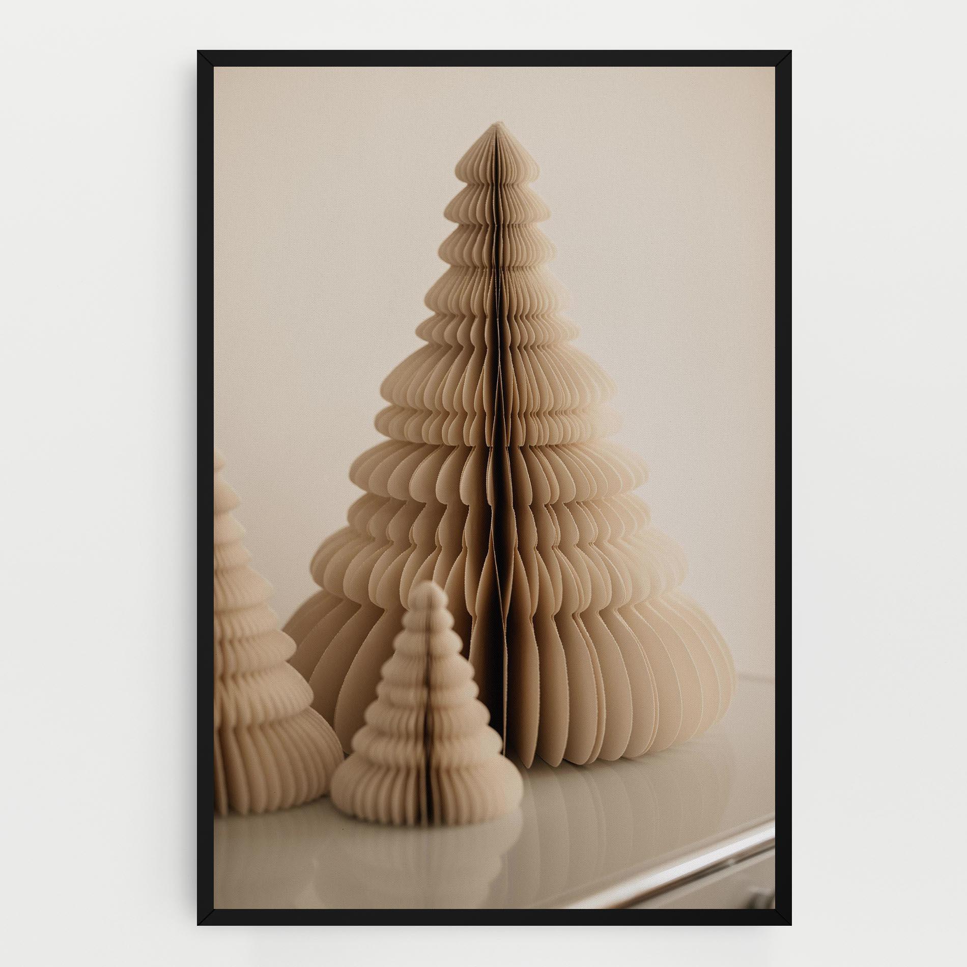 Leinwandbild Paper Tree mockup 0