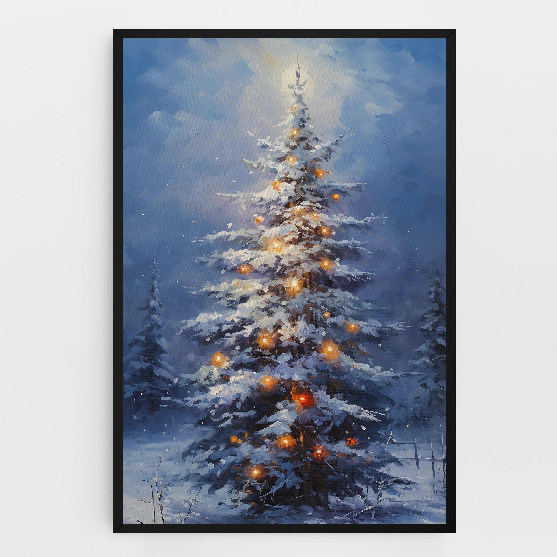 Leinwandbild Tall Slender Tree mockup 0