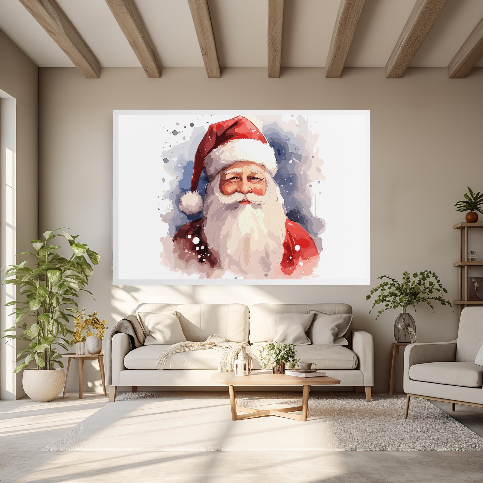 Leinwandbild Cute Santa mockup 6