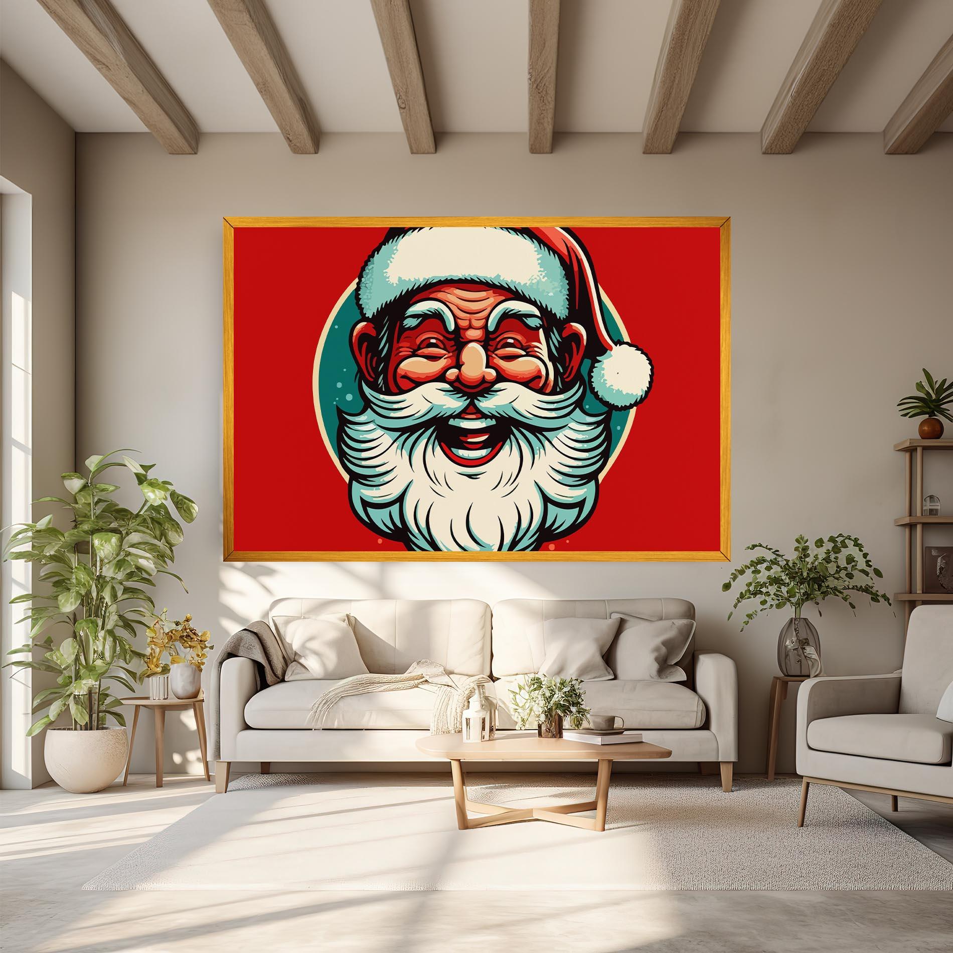 Leinwandbild Crazy Smile mockup 6