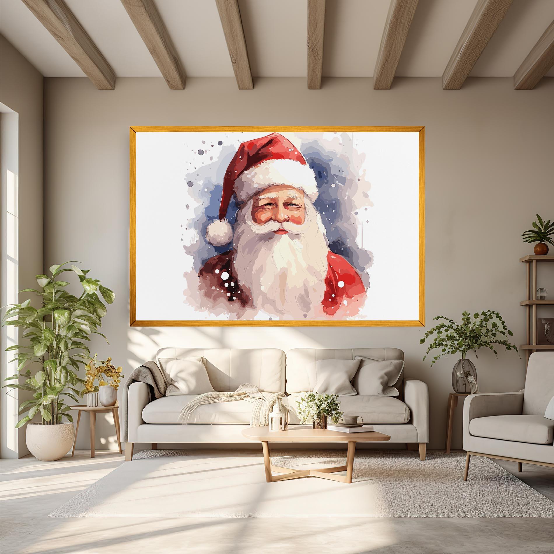 Leinwandbild Cute Santa mockup 6