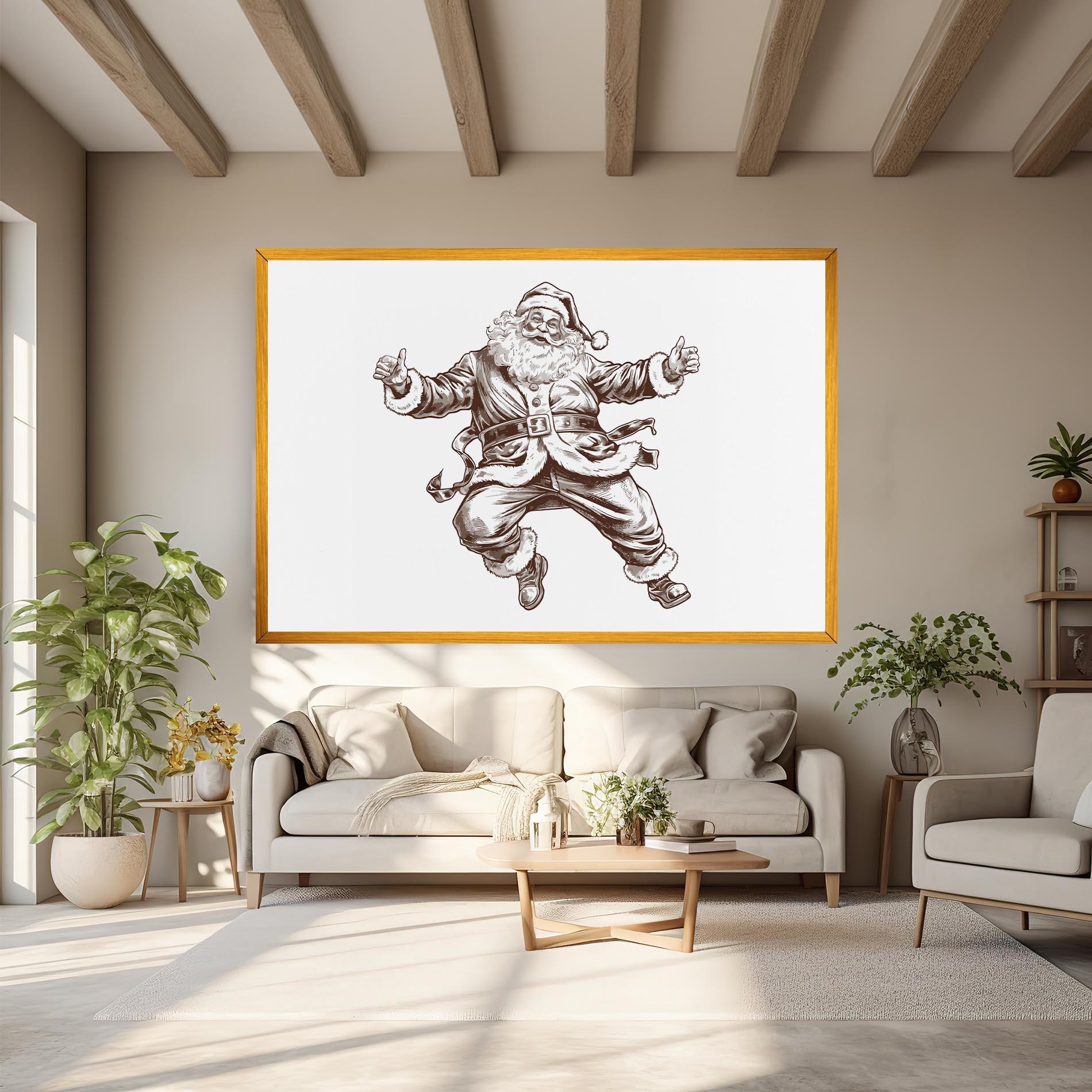 Leinwandbild Santa Ok mockup 6