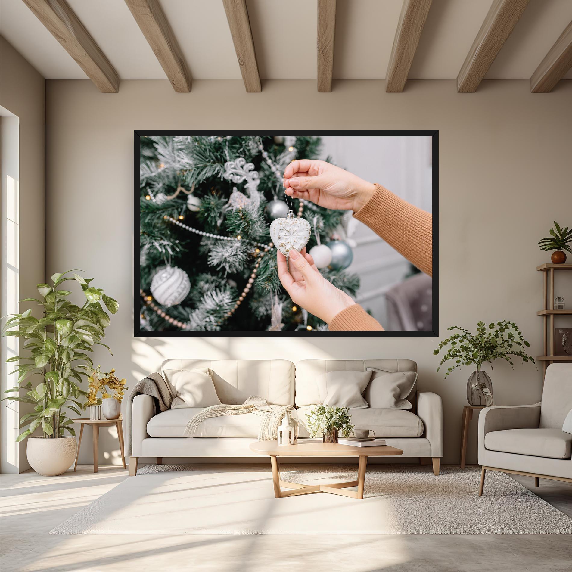 Leinwandbild Christmas Decorations mockup 6
