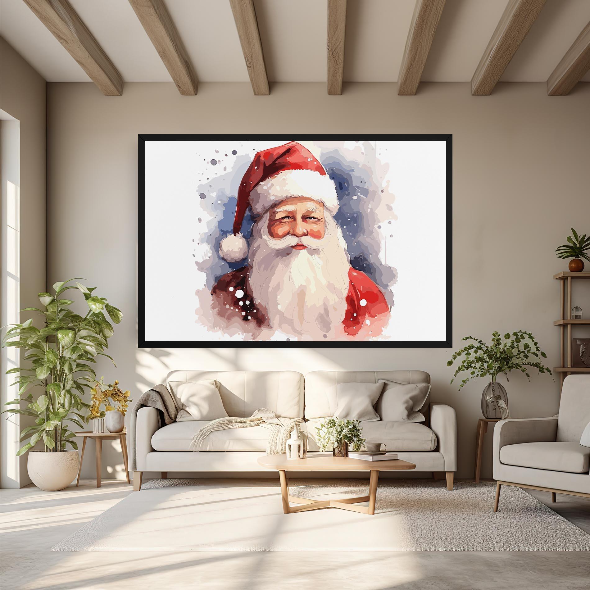 Leinwandbild Cute Santa mockup 6