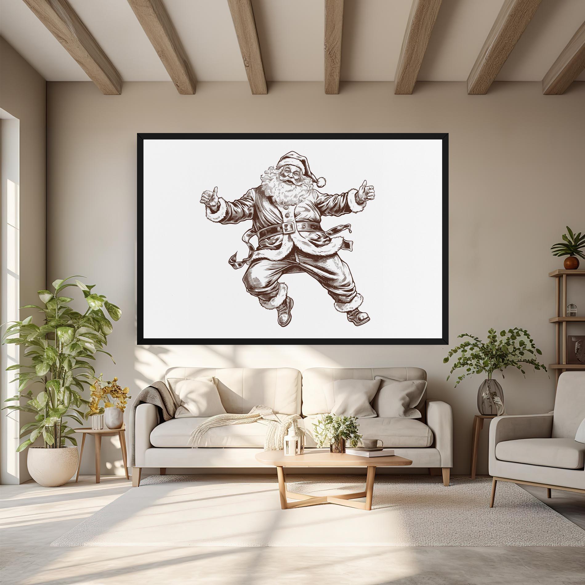 Leinwandbild Santa Ok mockup 6