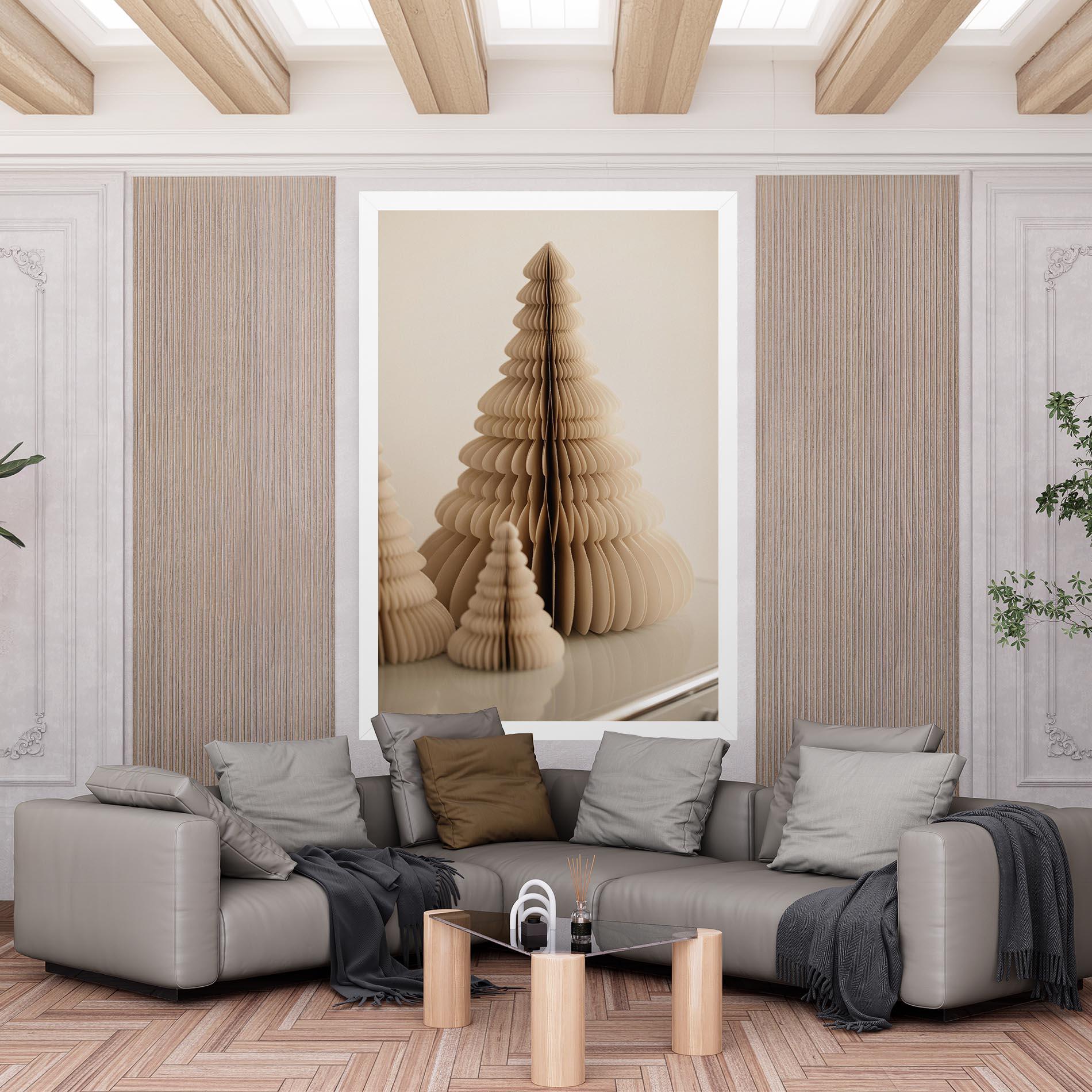 Leinwandbild Paper Tree mockup 6