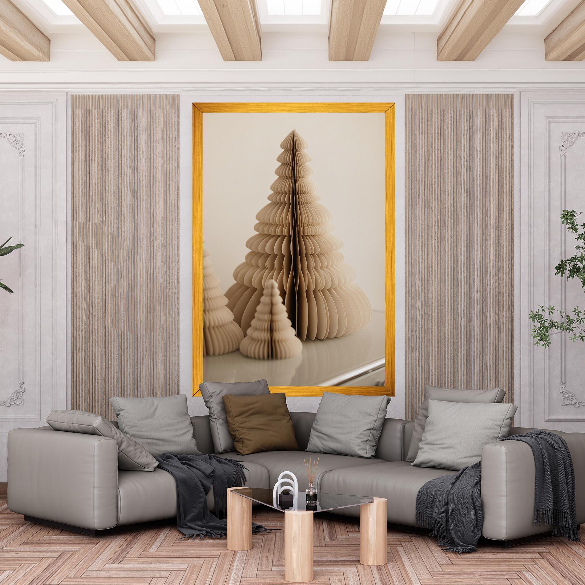 Leinwandbild Paper Tree mockup 6