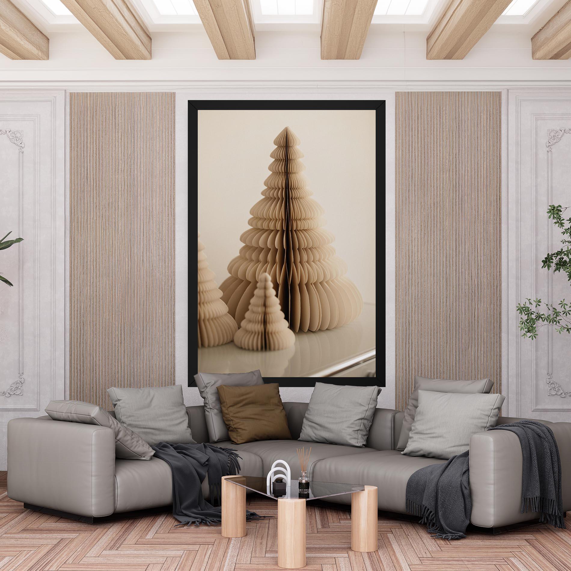 Leinwandbild Paper Tree mockup 6