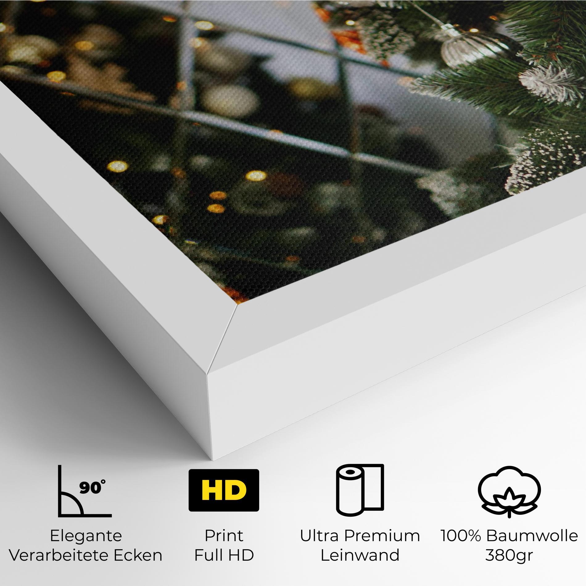 Leinwandbild Christmas Decor Tree mockup 4