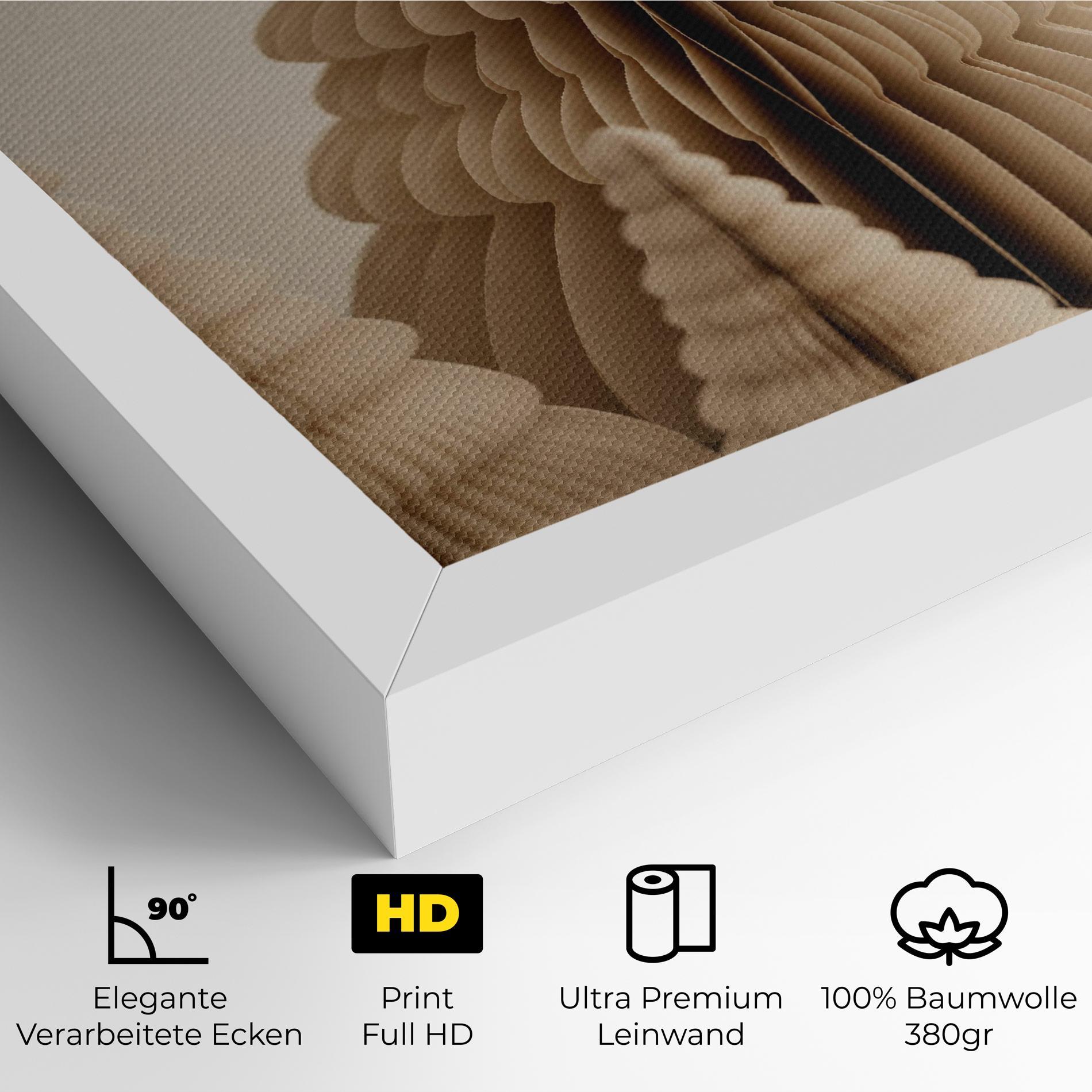 Leinwandbild Paper Tree mockup 4