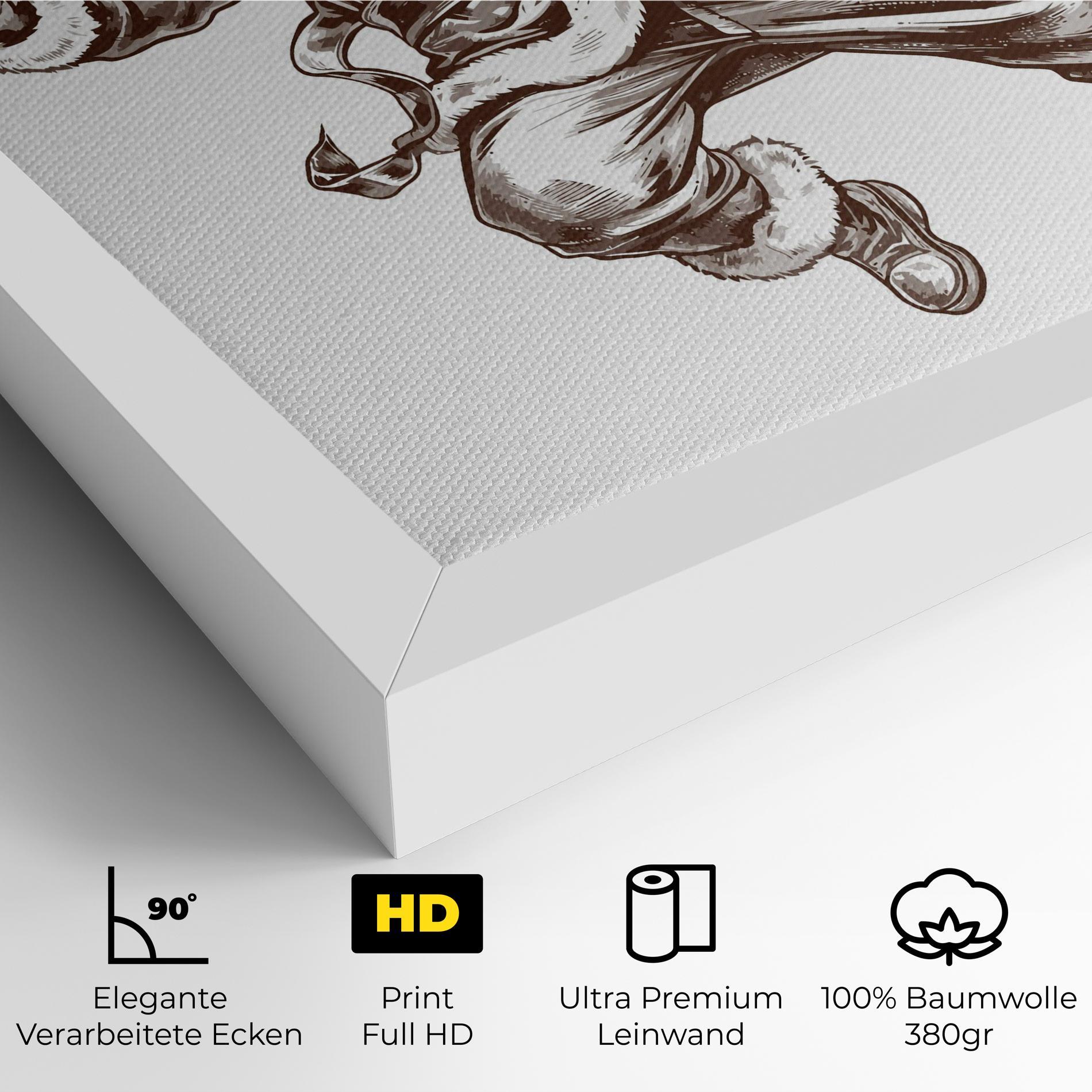 Leinwandbild Santa Ok mockup 4