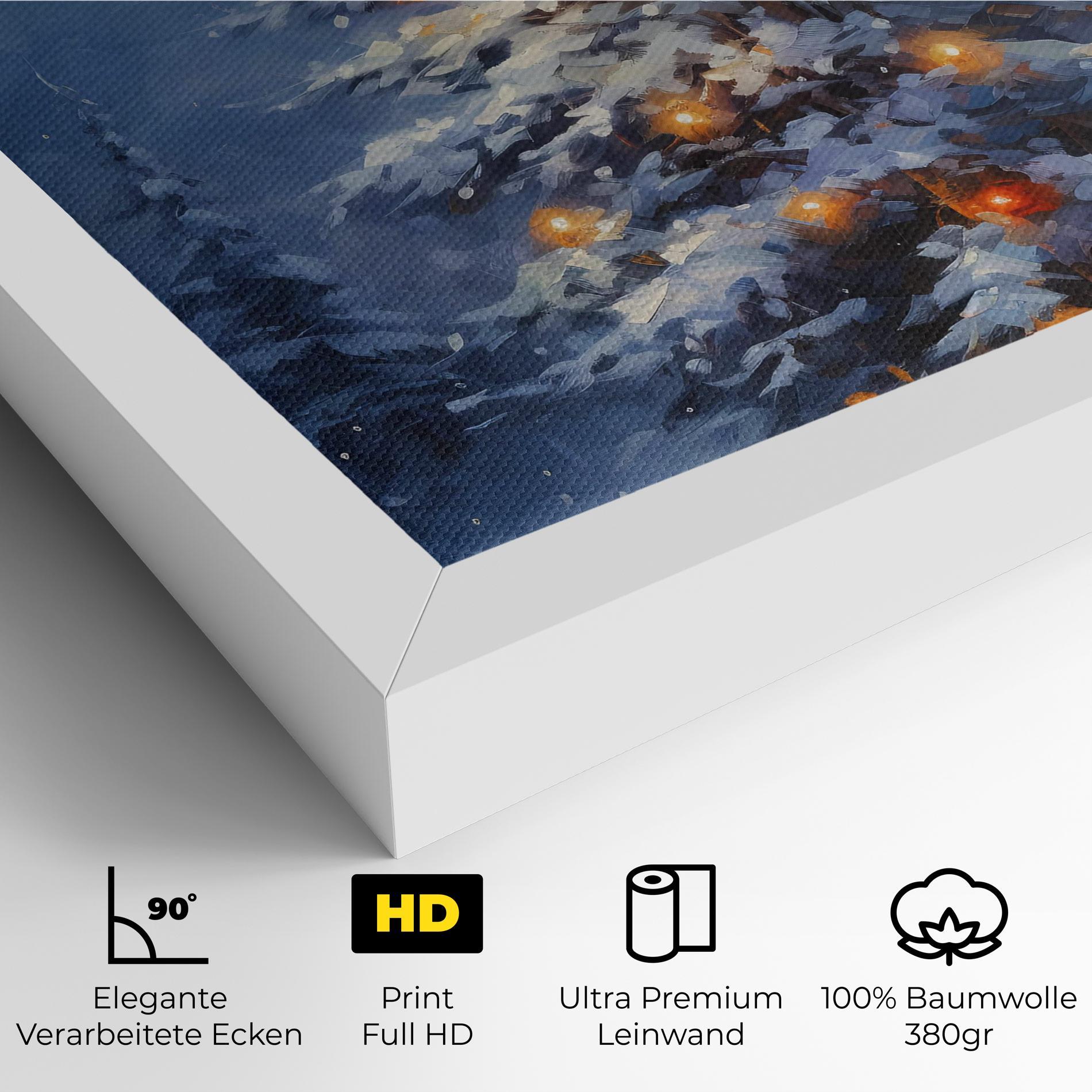 Leinwandbild Tall Slender Tree mockup 4