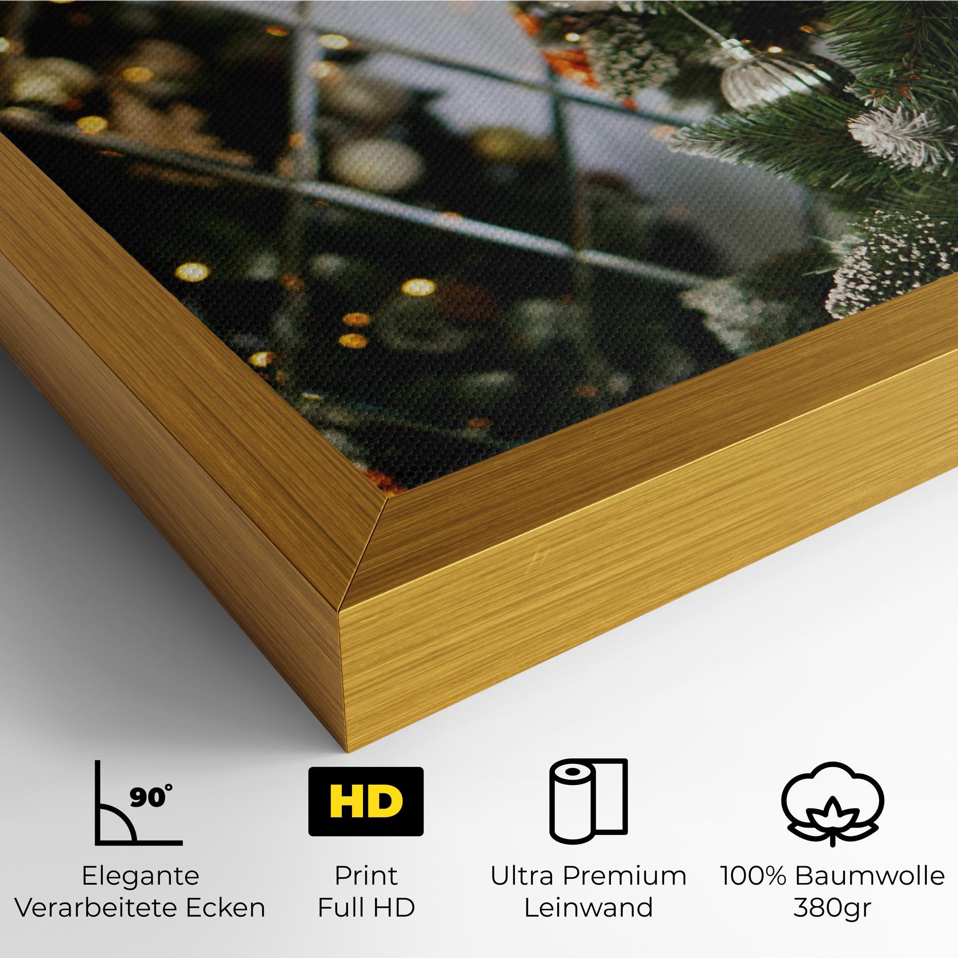 Leinwandbild Christmas Decor Tree mockup 4