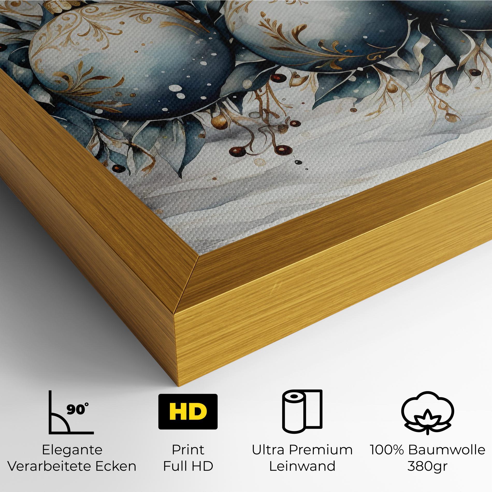 Leinwandbild Christmas Paper mockup 4