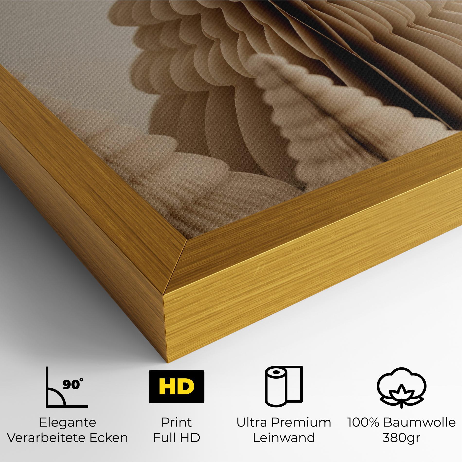 Leinwandbild Paper Tree mockup 4