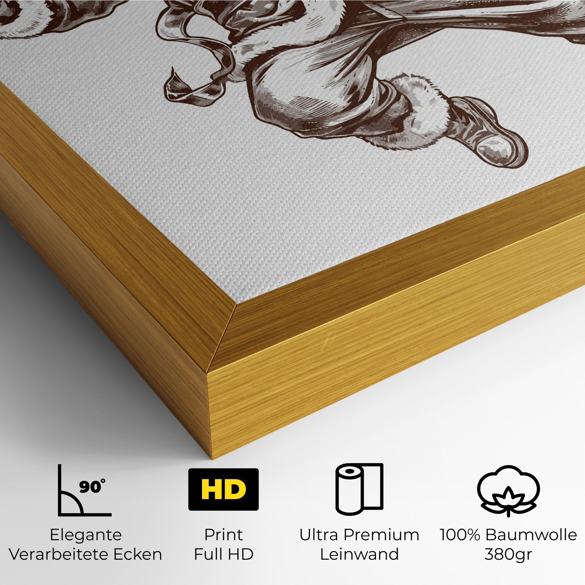 Leinwandbild Santa Ok mockup 4