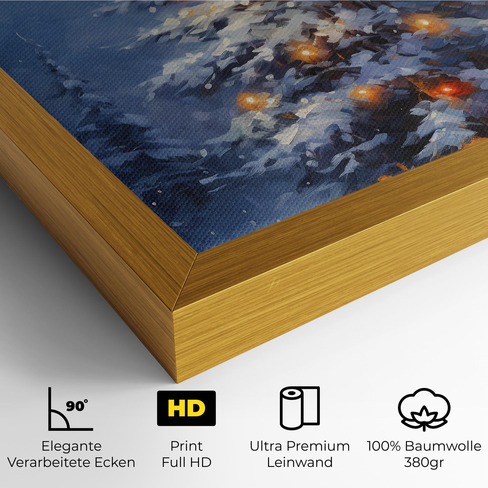 Leinwandbild Tall Slender Tree mockup 4