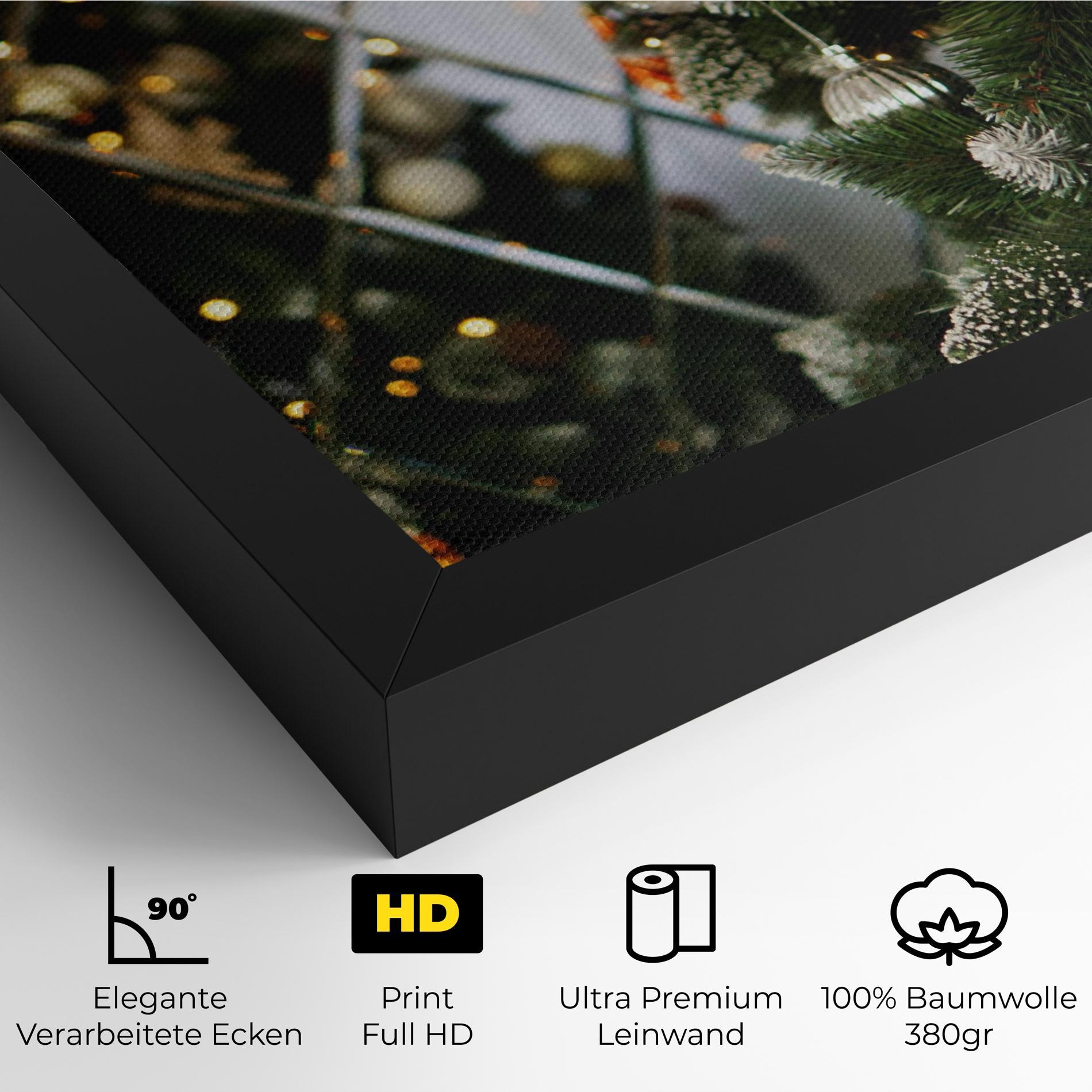 Leinwandbild Christmas Decor Tree mockup 4