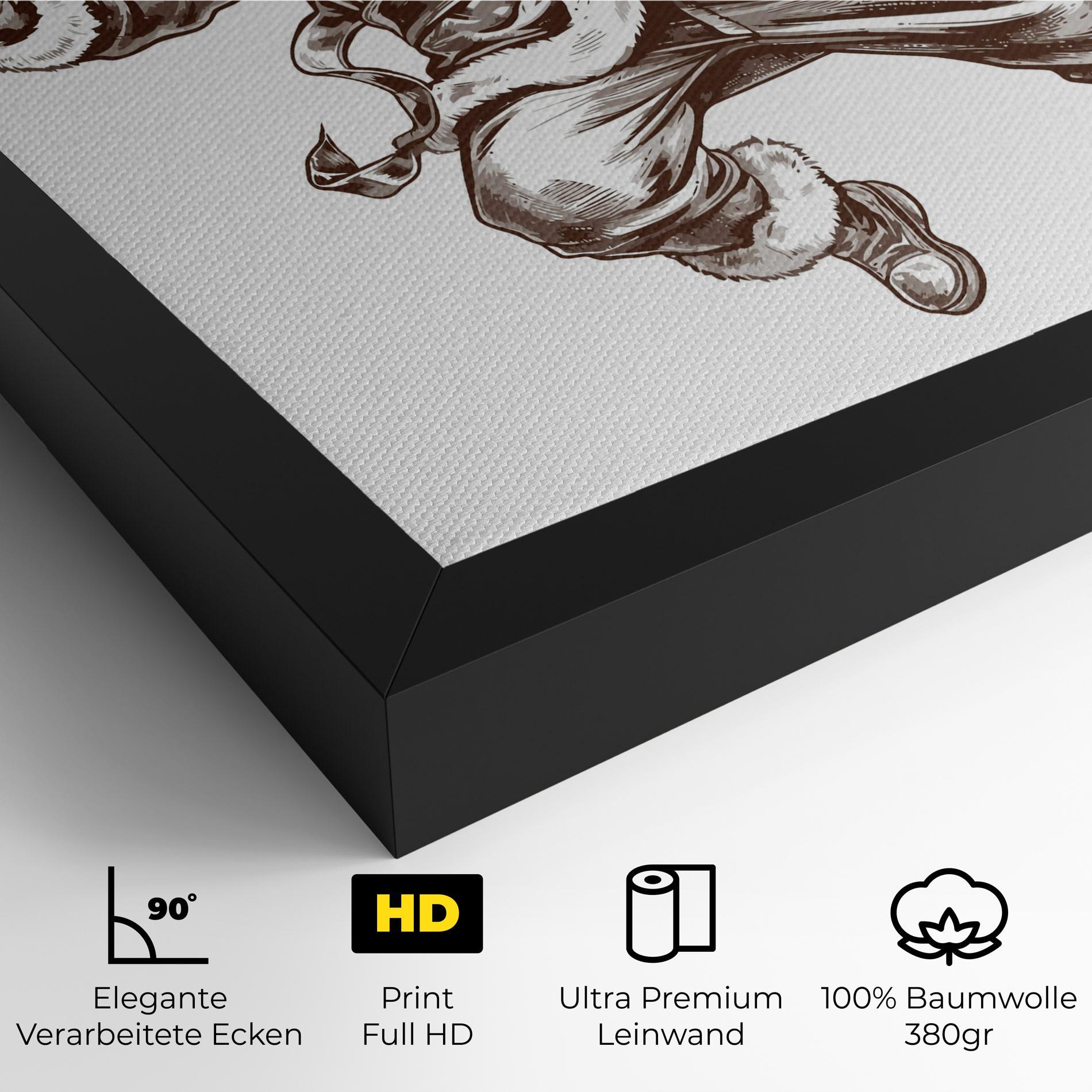 Leinwandbild Santa Ok mockup 4