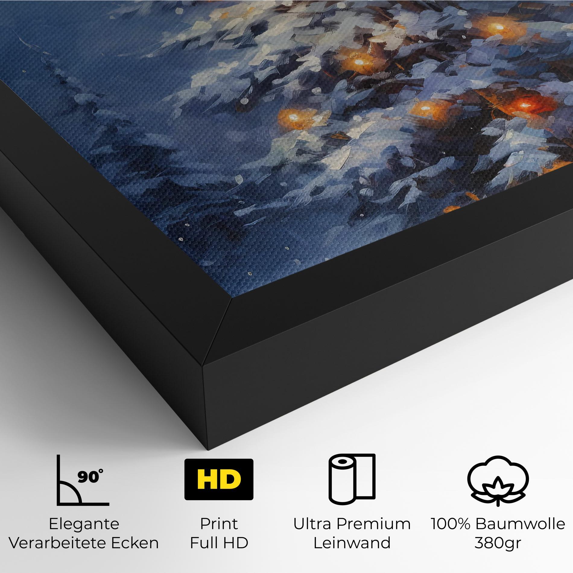 Leinwandbild Tall Slender Tree mockup 4