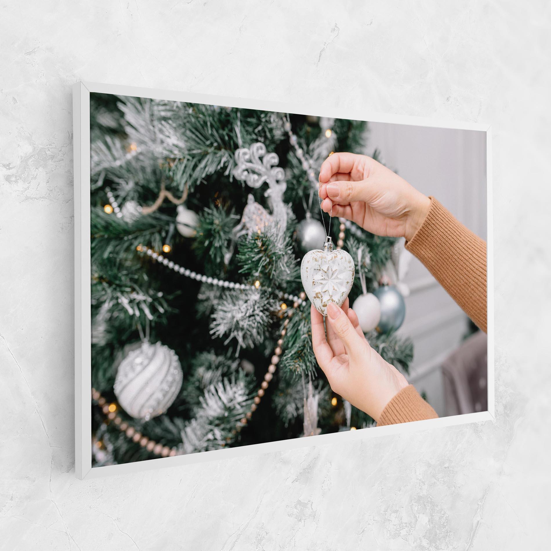 Leinwandbild Christmas Decorations mockup 1