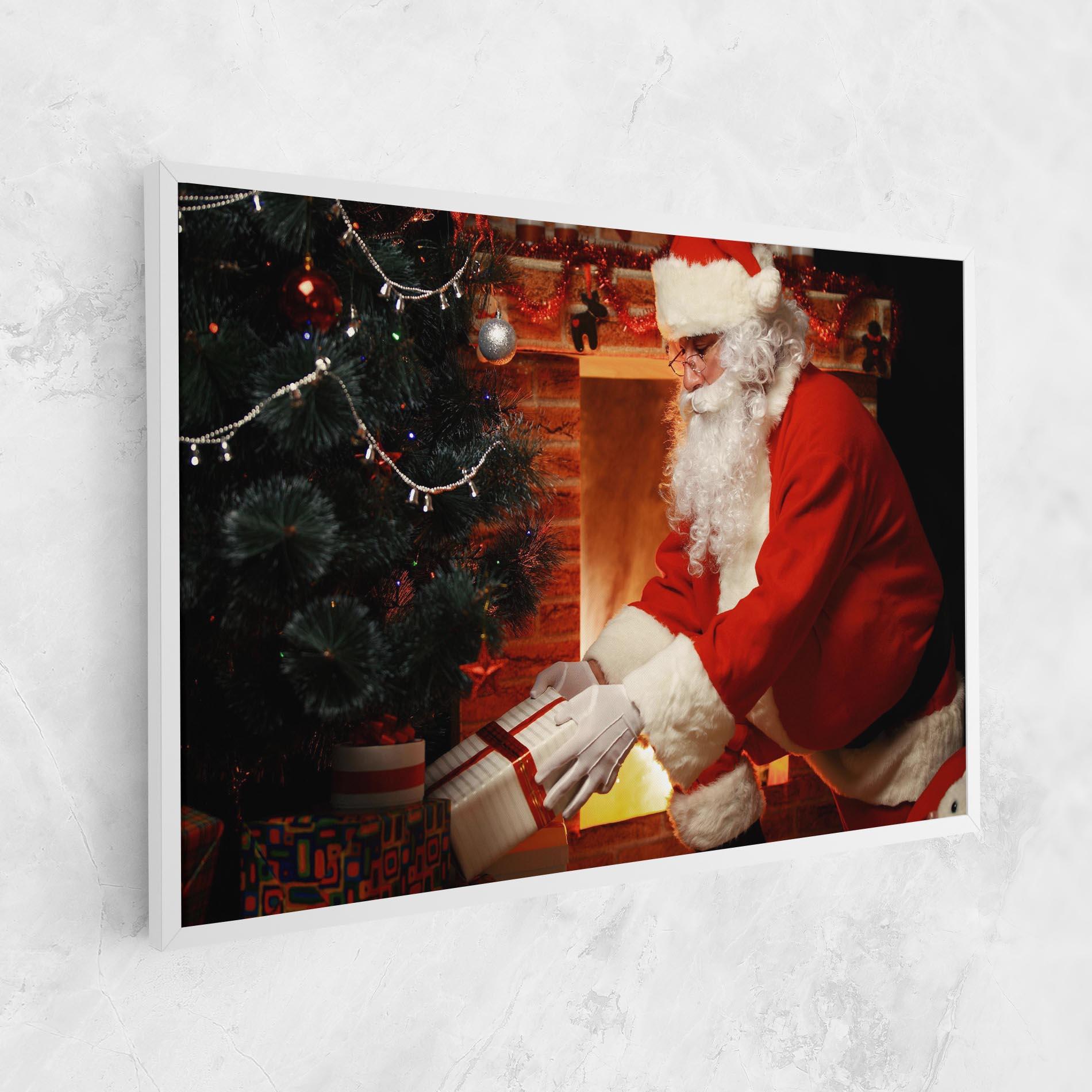 Leinwandbild Santa Brought Gifts mockup 1
