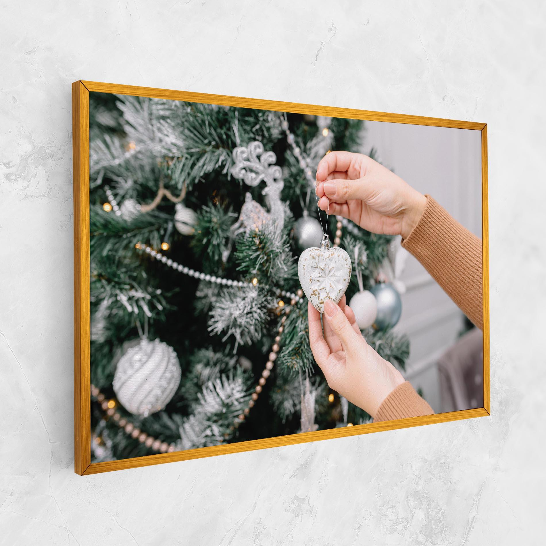 Leinwandbild Christmas Decorations mockup 1