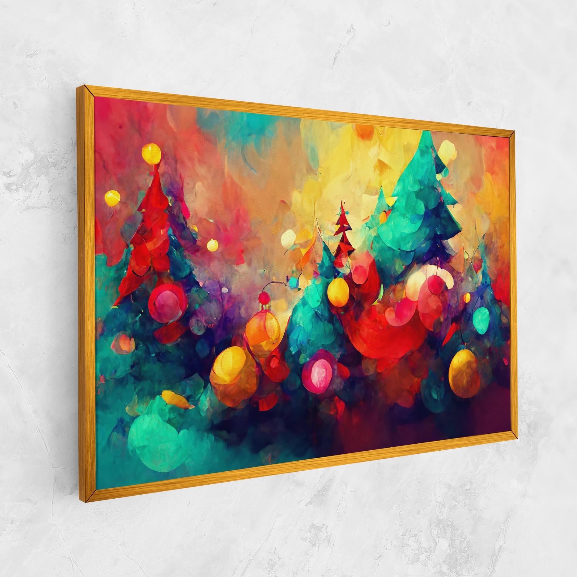 Leinwandbild Colorfull Winter mockup 1