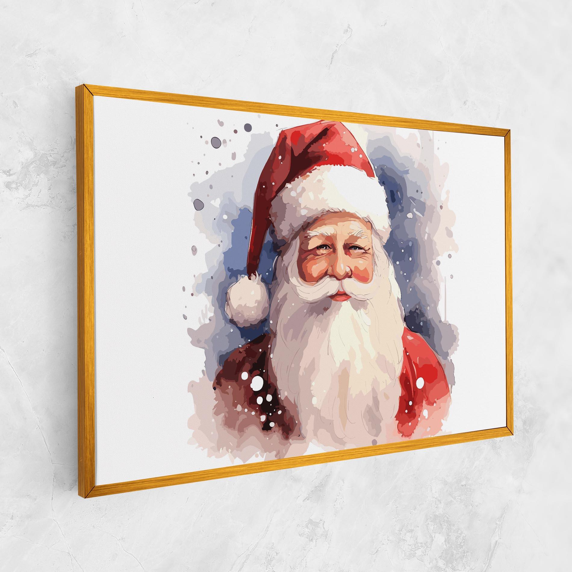 Leinwandbild Cute Santa mockup 1