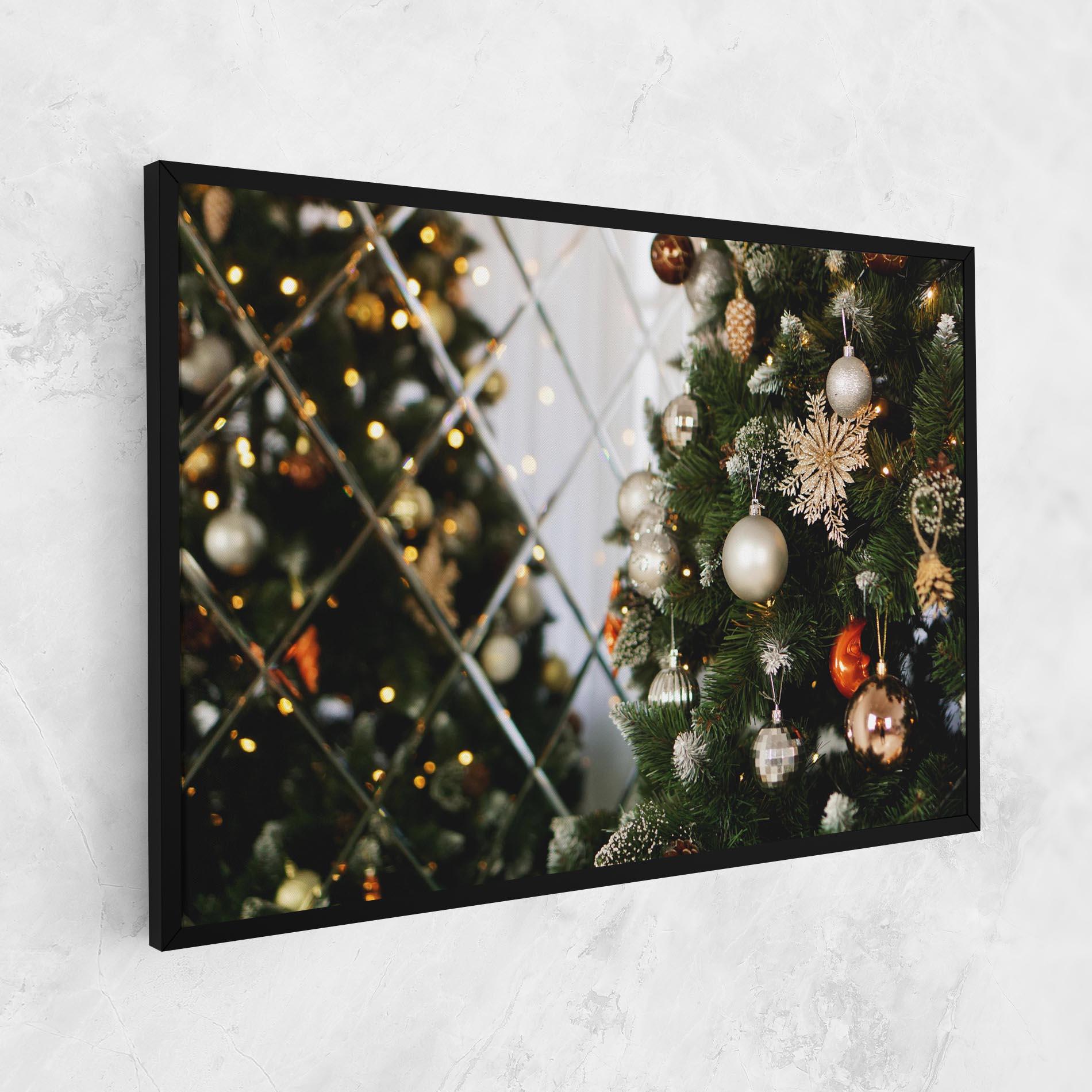 Leinwandbild Christmas Decor Tree mockup 1