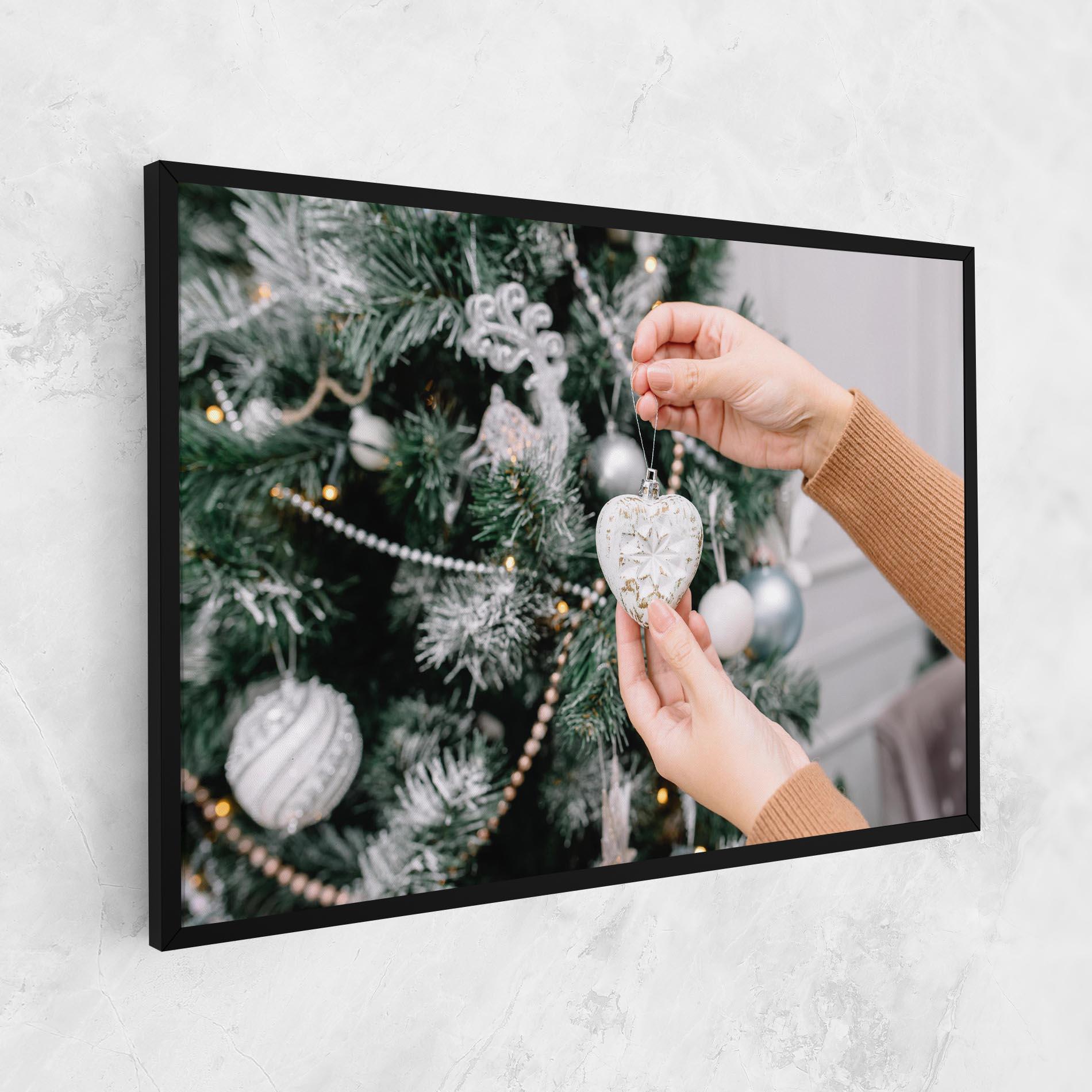Leinwandbild Christmas Decorations mockup 1