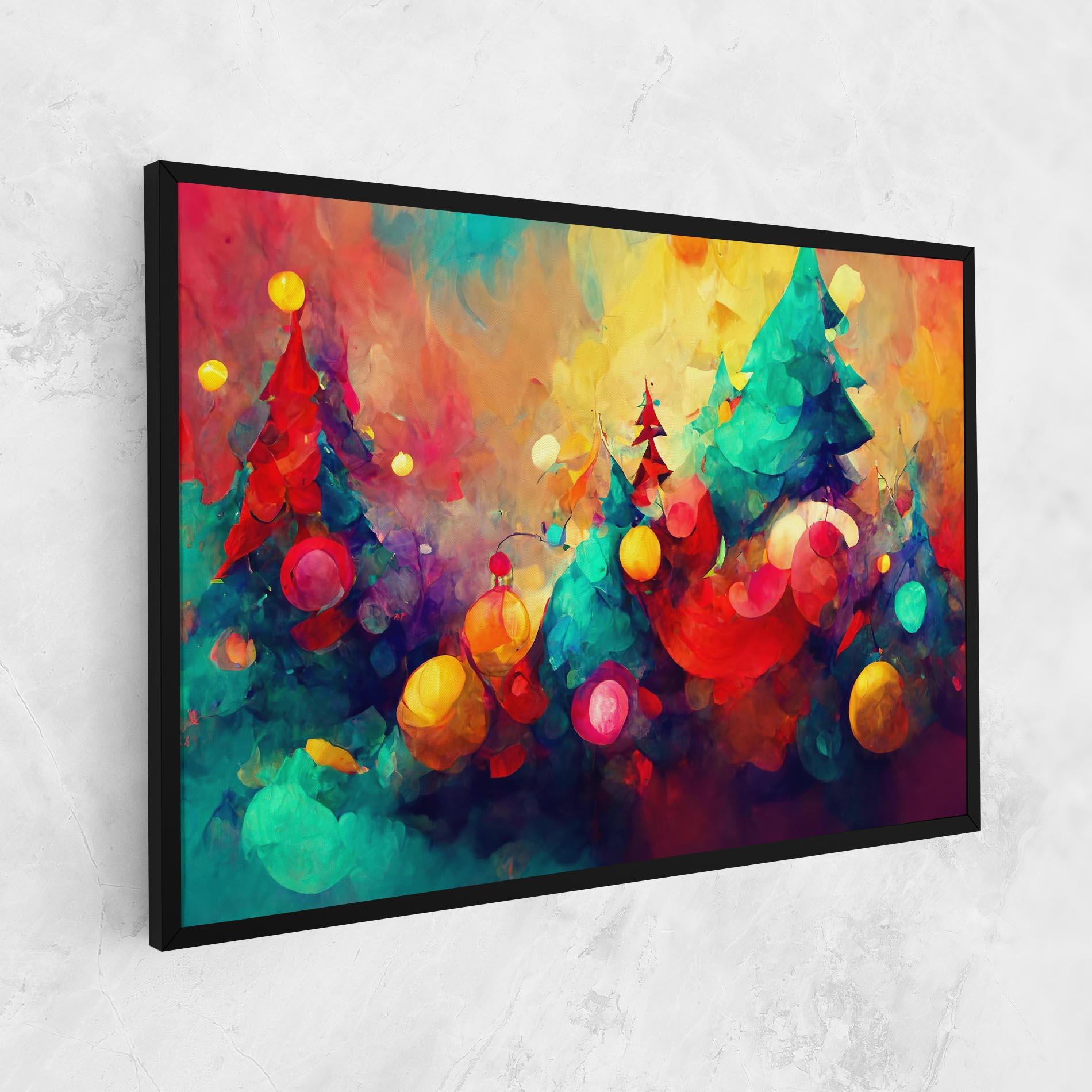 Leinwandbild Colorfull Winter mockup 1