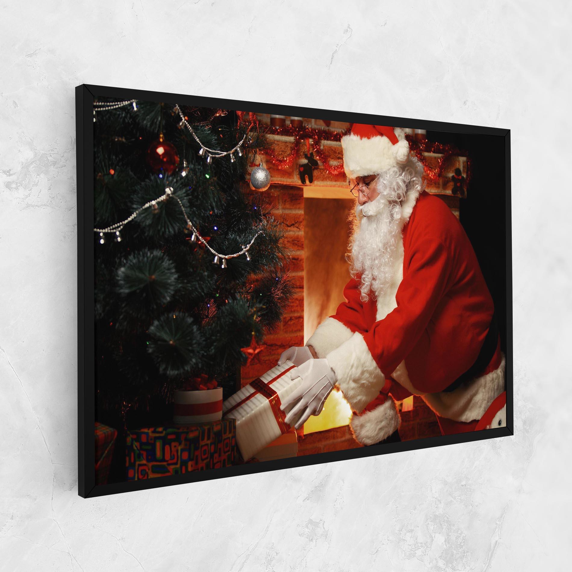 Leinwandbild Santa Brought Gifts mockup 1
