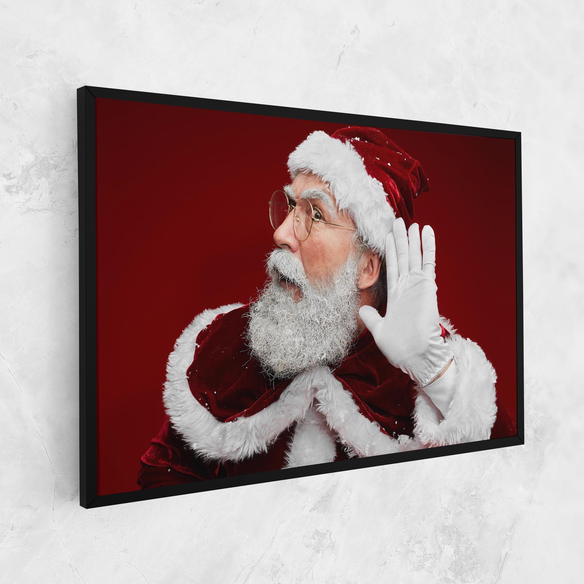 Leinwandbild Santa Cant Hear You mockup 1
