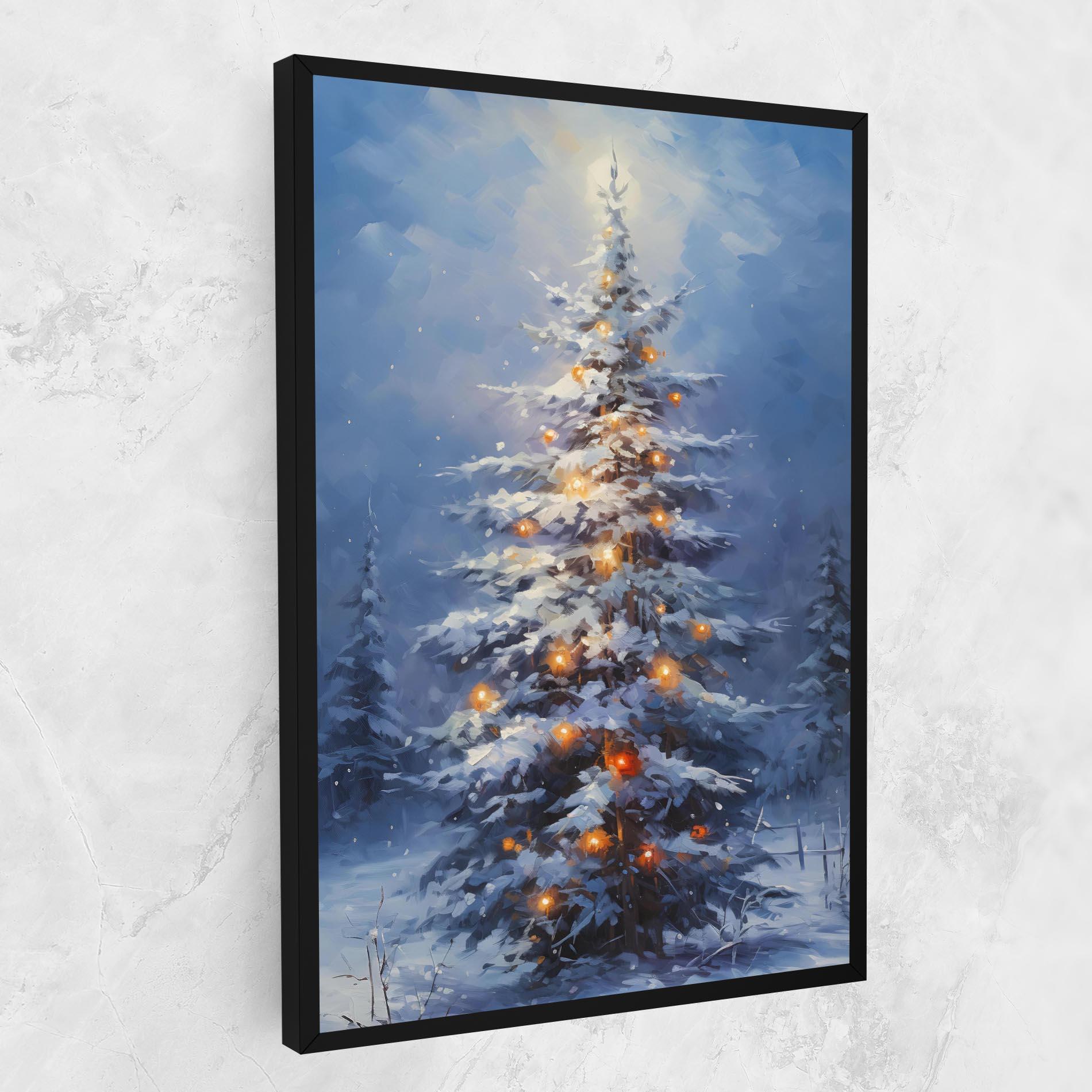 Leinwandbild Tall Slender Tree mockup 1