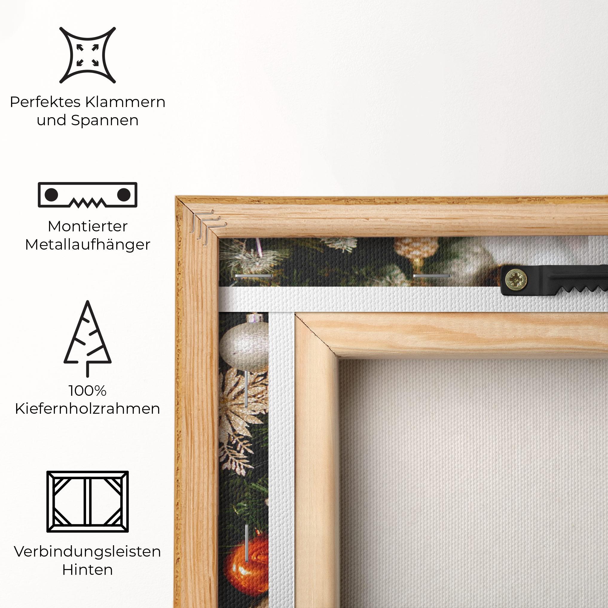 Leinwandbild Christmas Decor Tree mockup 5