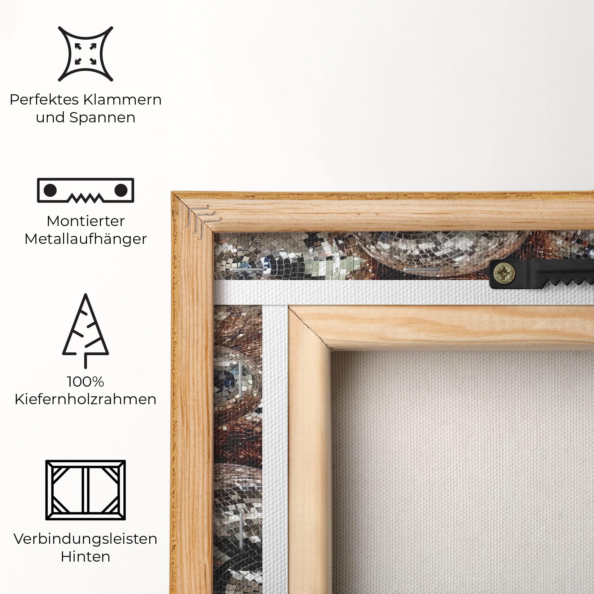 Leinwandbild Christmas Disko Balls mockup 5