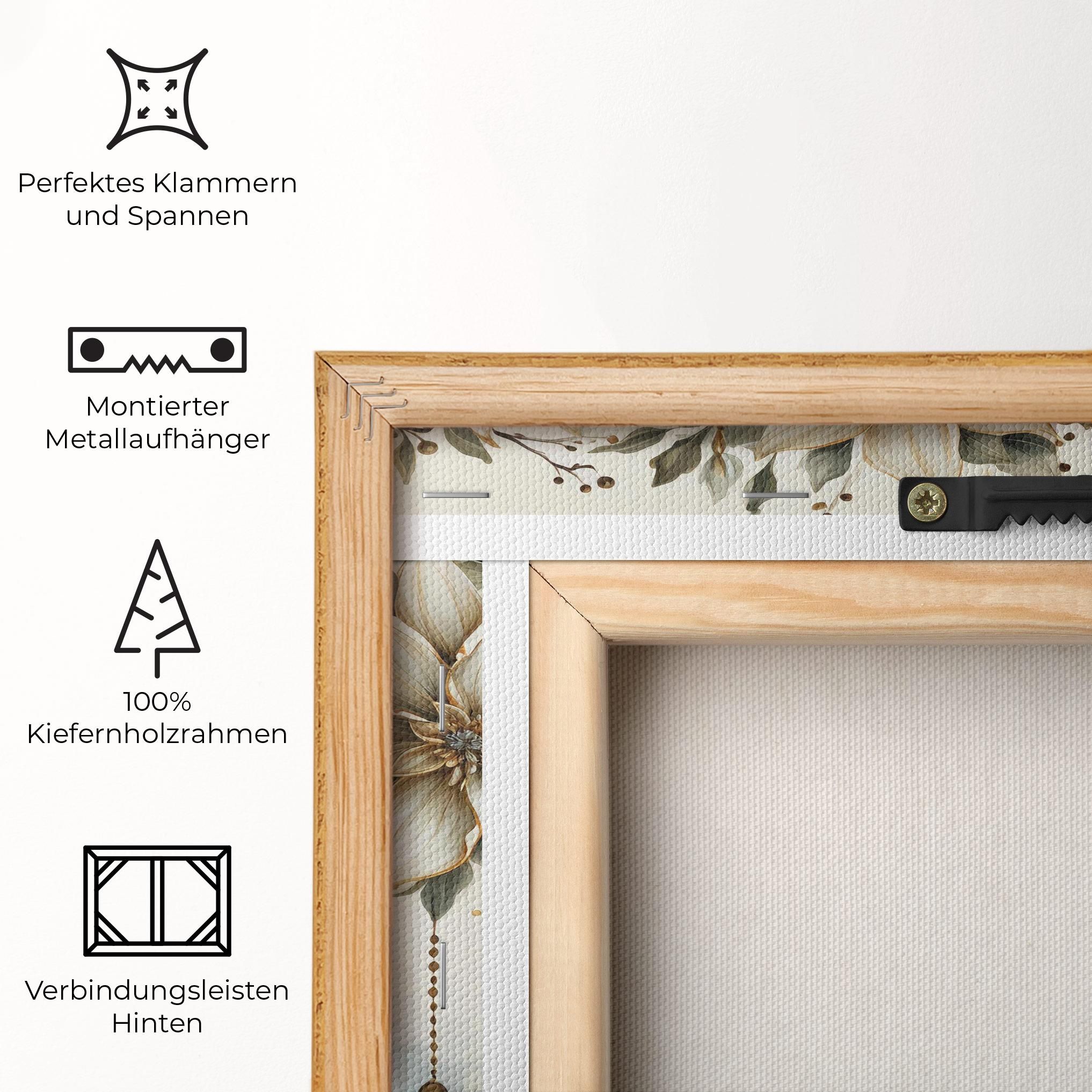 Christmas Flowers Art mockup 5