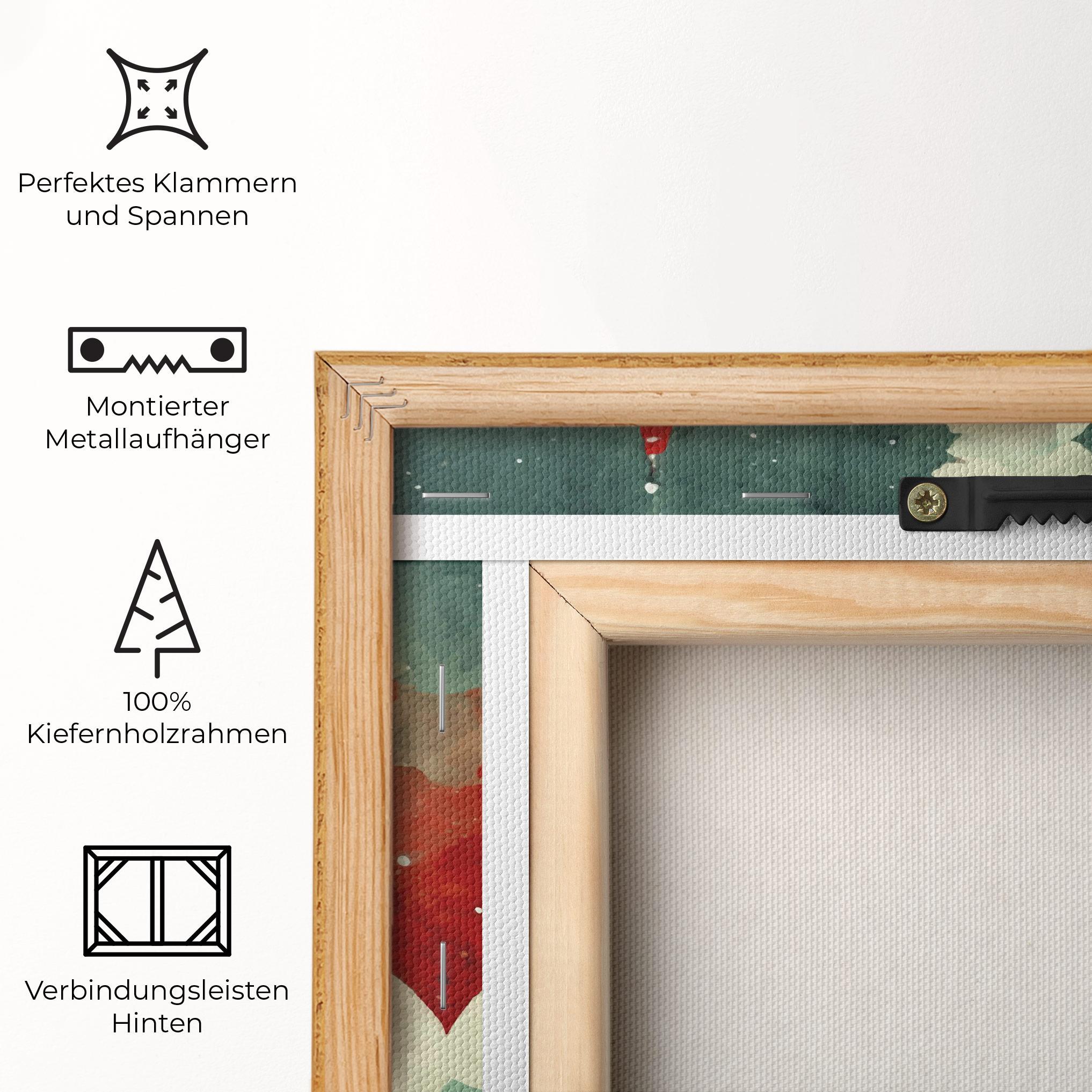 Leinwandbild Christmas Landscape mockup 5